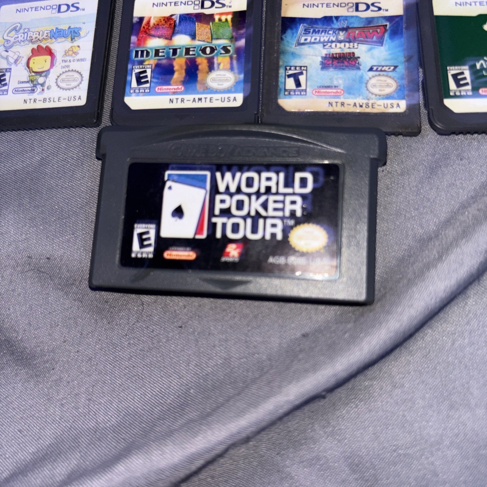 Nintendo DS/GBA Game 14 game lot (Nintendogs, mariokart, meteos,super mario64)