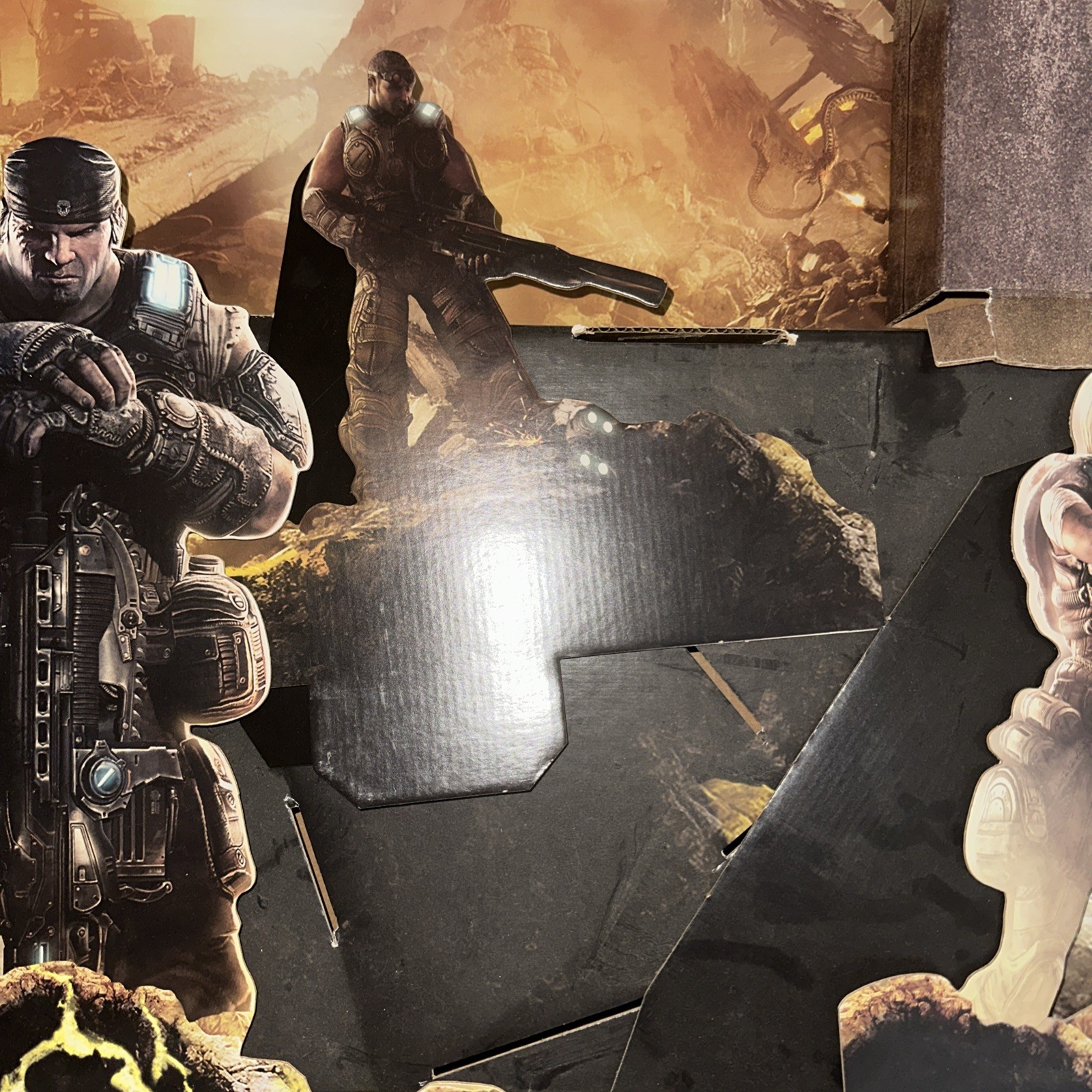 2011 Gears Of War 3 Store Display/Standee Cardboard RARE