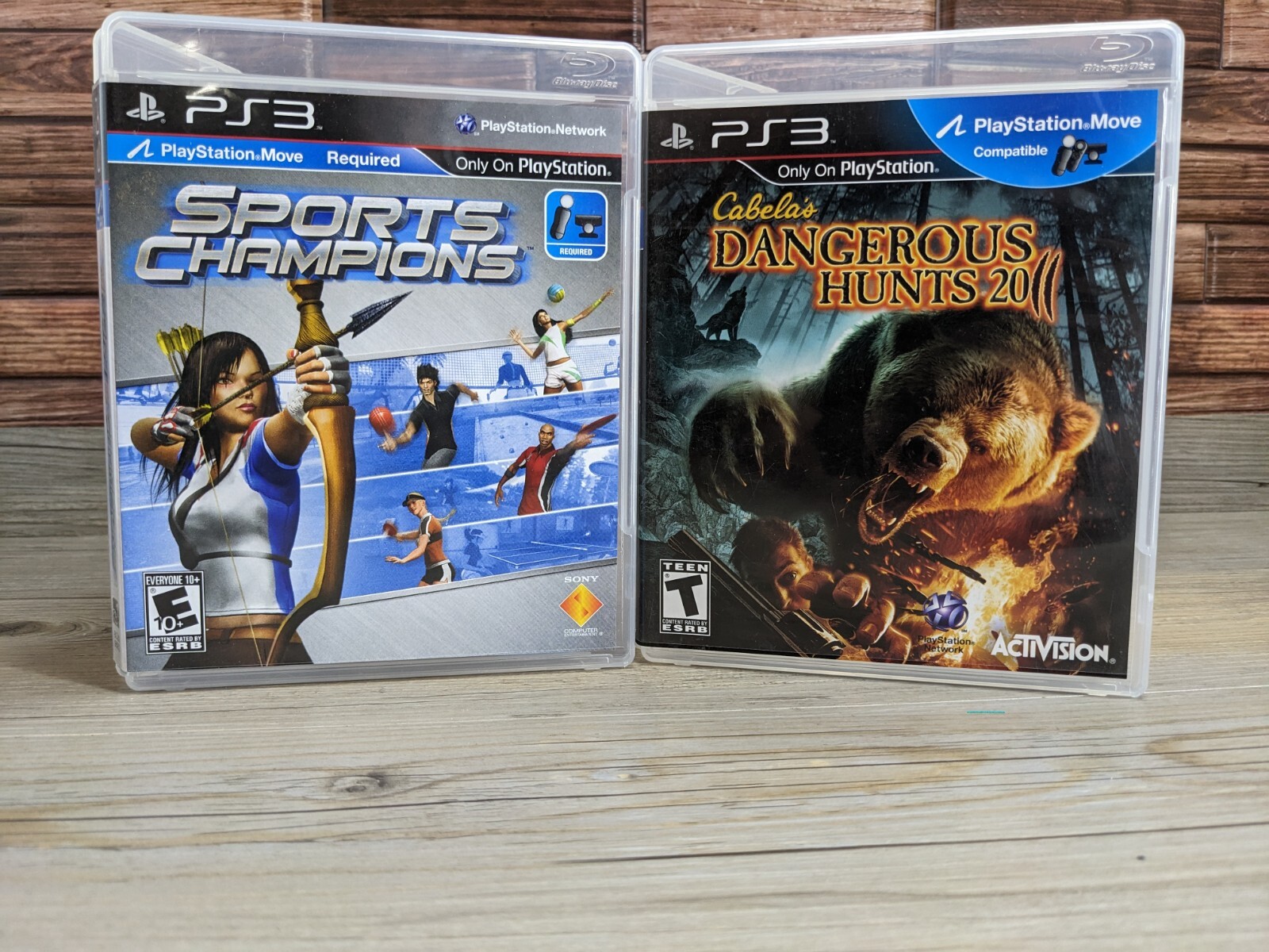 Sony Playstation 3 PS3 2 Game Bundle Sports Champions & Cabela’s Dangerous Hunts