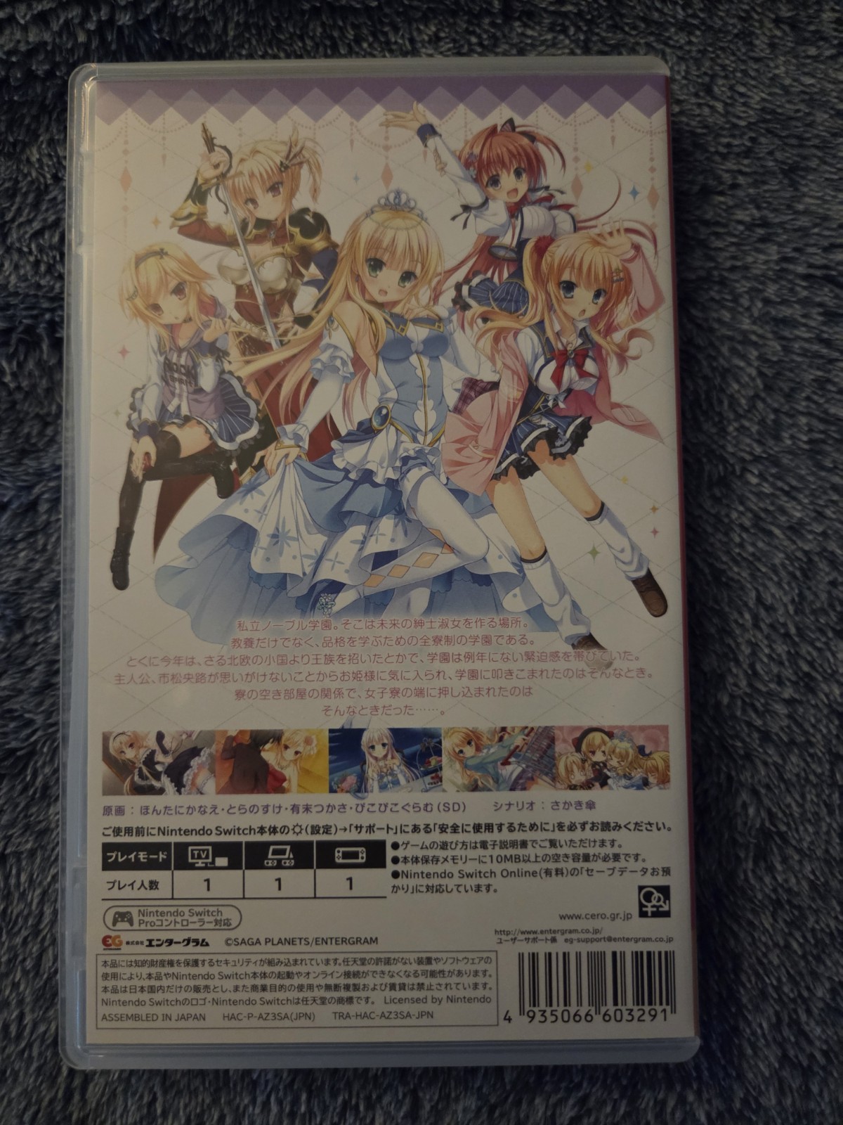 Kin-iro Loveriche Nintendo Switch Entergram Visual Novel Game Japan Import