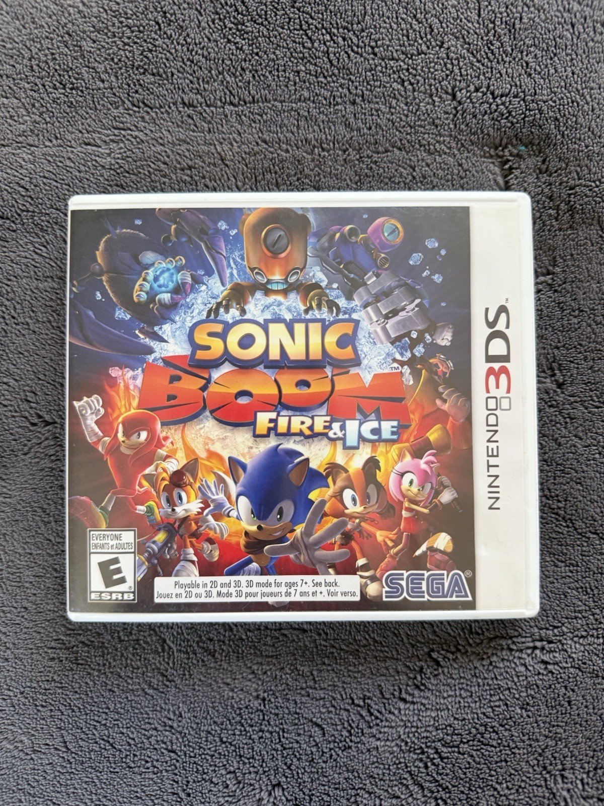 Sonic Boom: Fire & Ice – Nintendo 3DS No Manual Tested Authentic