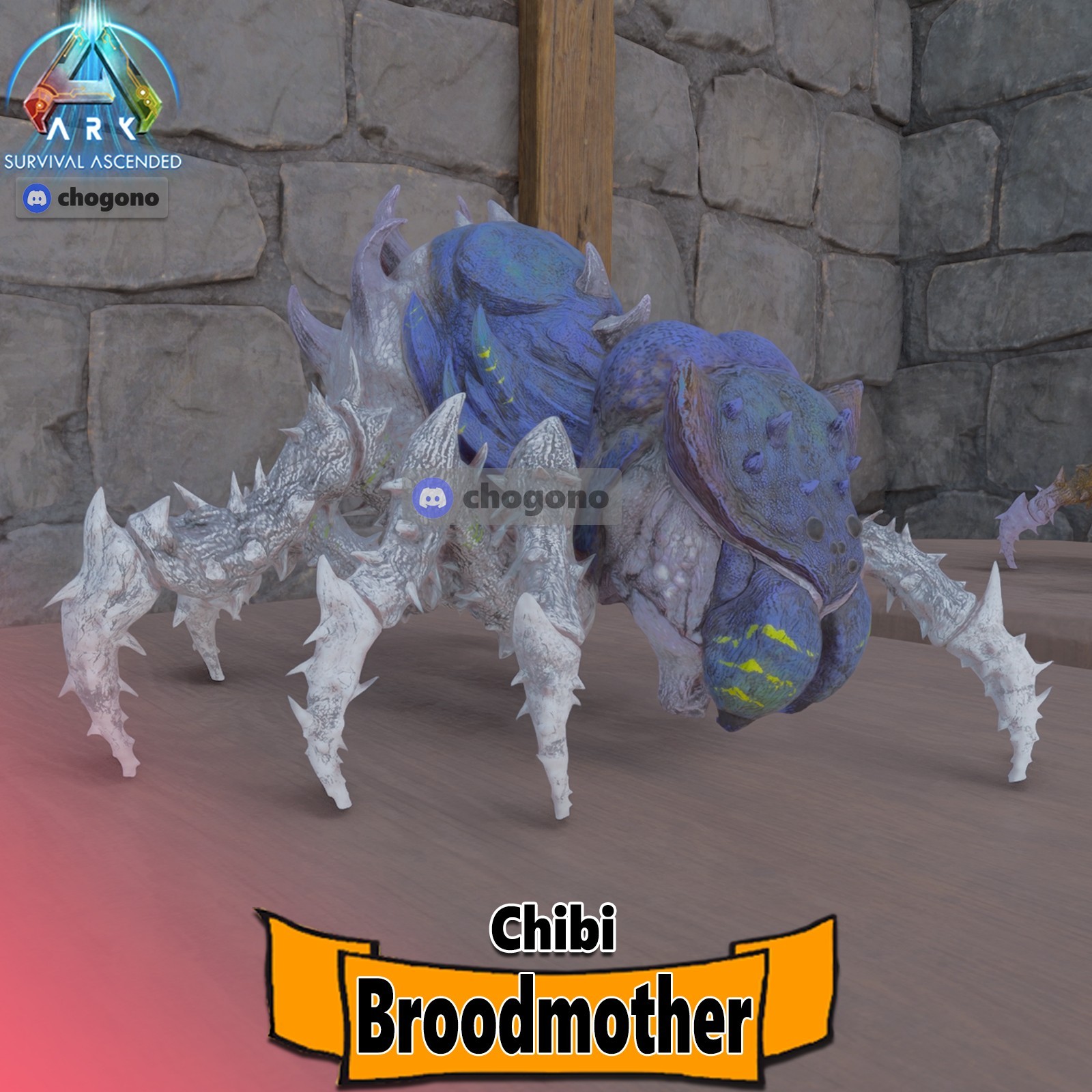 Ark Survival Ascended RARE PVE CHIBI BROODMOTHER