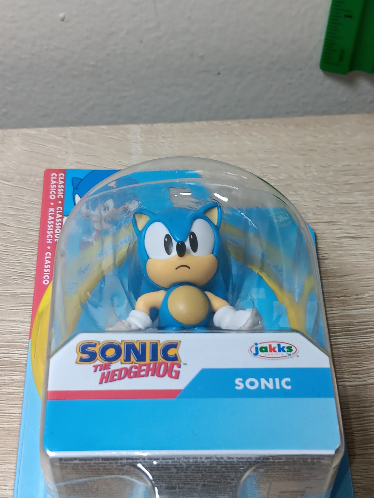 *FREE SHIP* 2.5″ FROWN HANDS DOWN SONIC the Hedgehog Jakks Pacific BLISTER