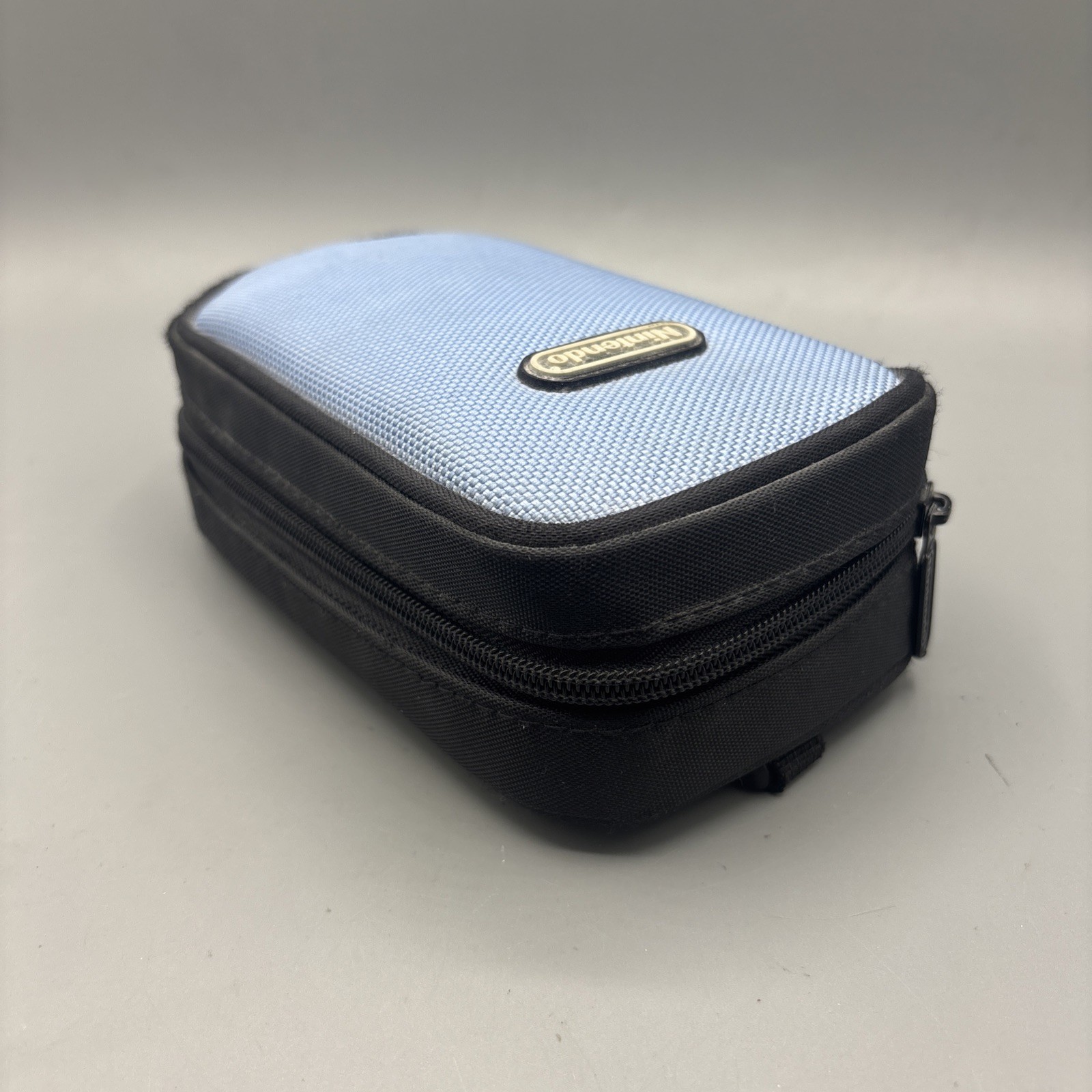 Light Blue & Black Nintendo DS Travel Carrying Case Pouch Bag Game Holder