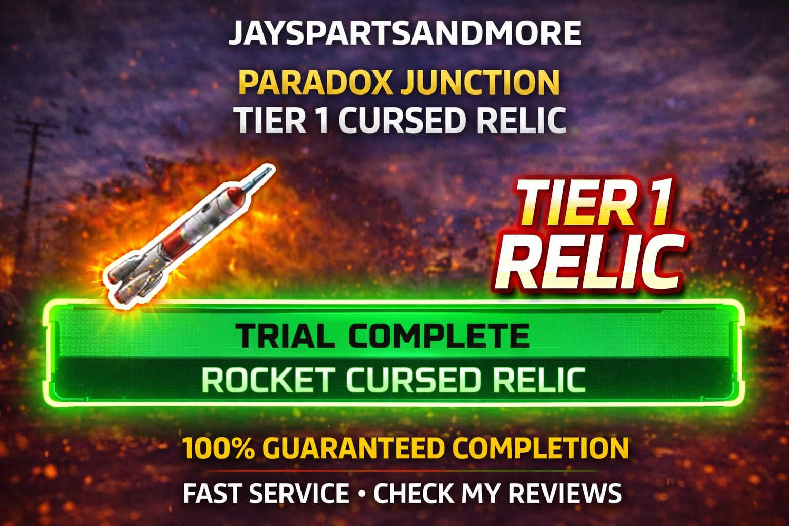 Rocket Tier 1 Relic Paradox Junction Cursed Mode Carry Black Ops 7 Zombies BO7