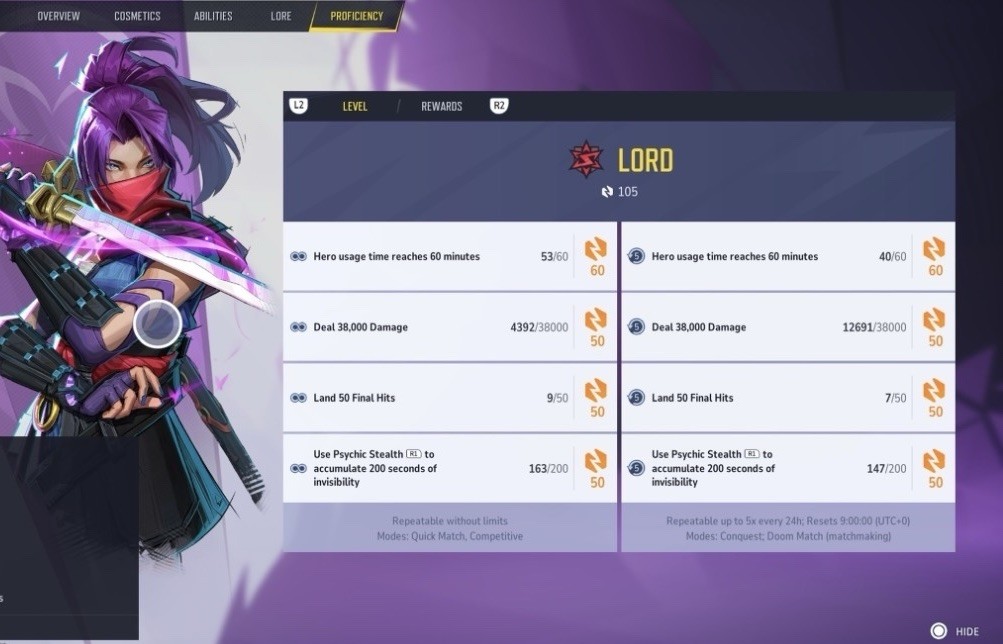 Marvel Rivals – Lord Hero Level Proficiency Increase, Done 1-3 DAYS! PC/PS5/XBOX