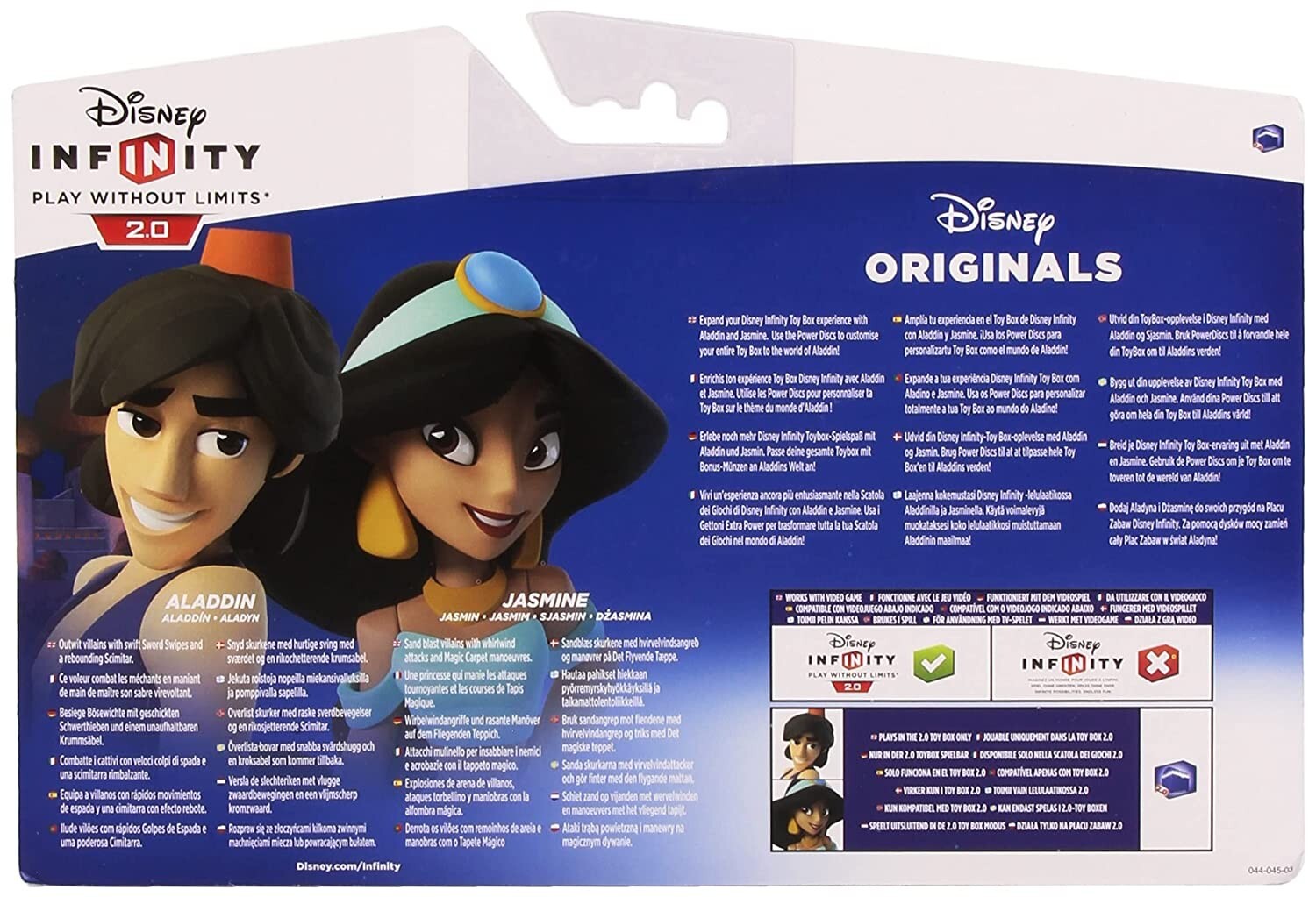Disney Infinity Originals Aladdin Toy Box Pack Figures Brand New Factory Sealed!