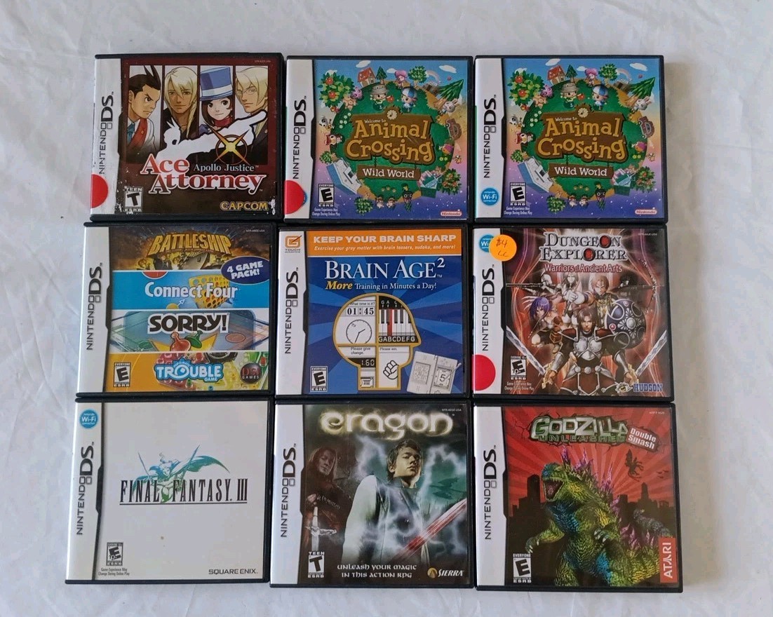 Nintendo DS Cover Art with Booklet and Case Replacement ONLY