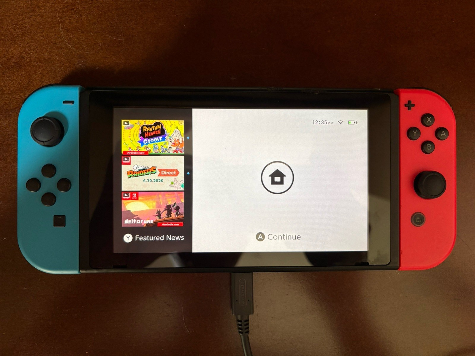 Fully Functional Nintendo Switch w/ Neon Blue & Red Joy-Con
