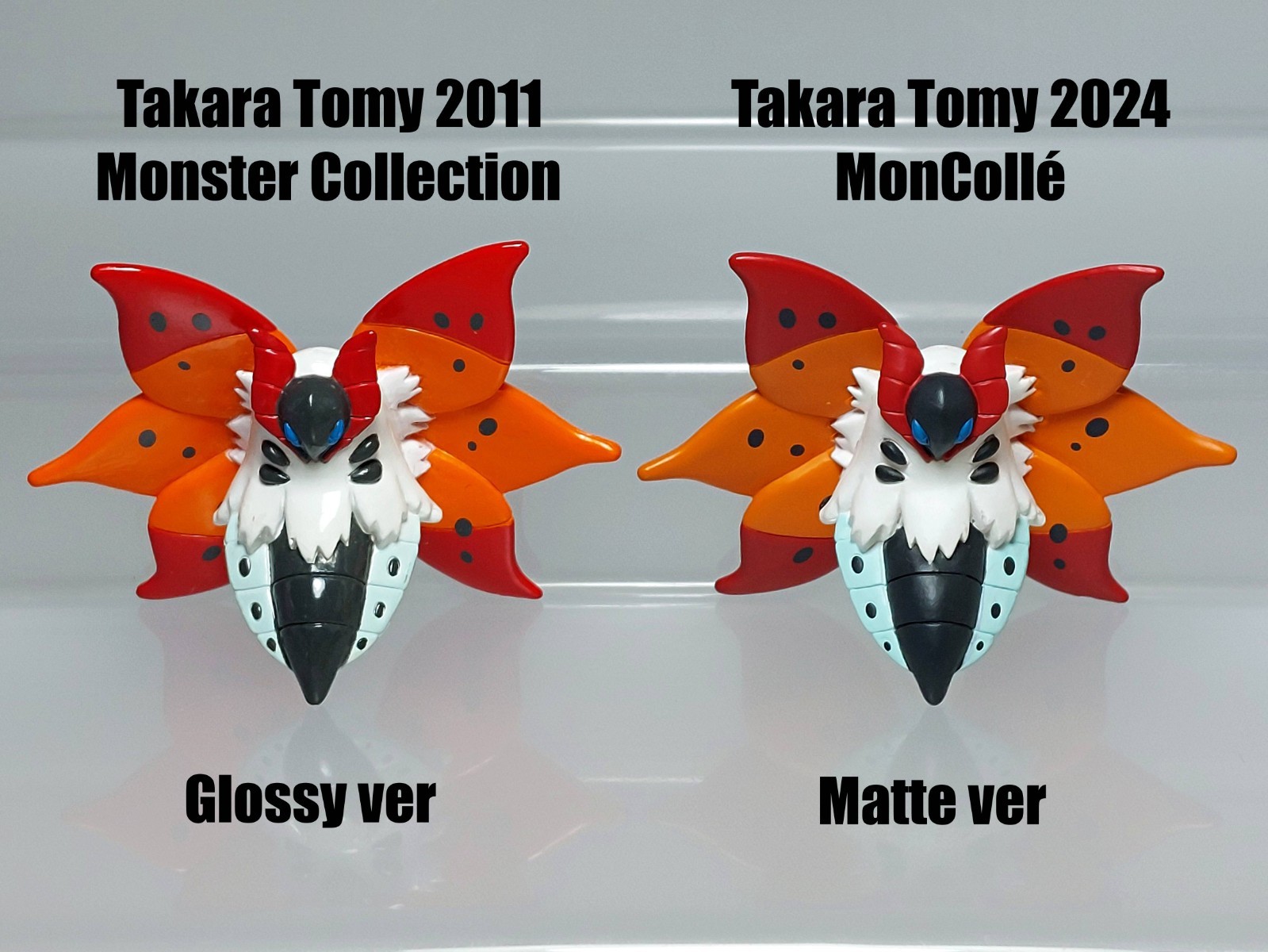 Volcarona Ulgamoth Pokemon Monster Collection Figure Takara Tomy C05 1.8in