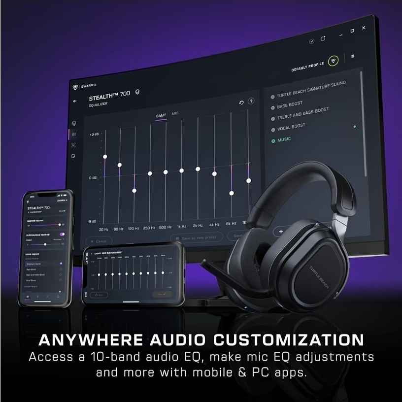 Turtle Beach Stealth 700 Gen 3 Wireless Multiplatform Amplified Gaming Headset