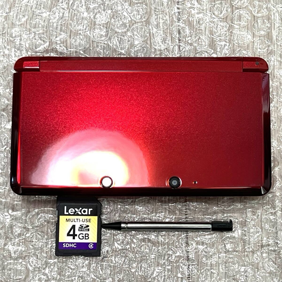 Nintendo 3DS Flare Red Console 128GB CIB