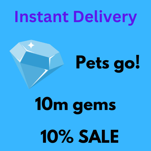 Pets Go! 💎 Gems 1 Million – 1 Billion 💎 | Roblox ✅SAME DAY DELIVERY✅