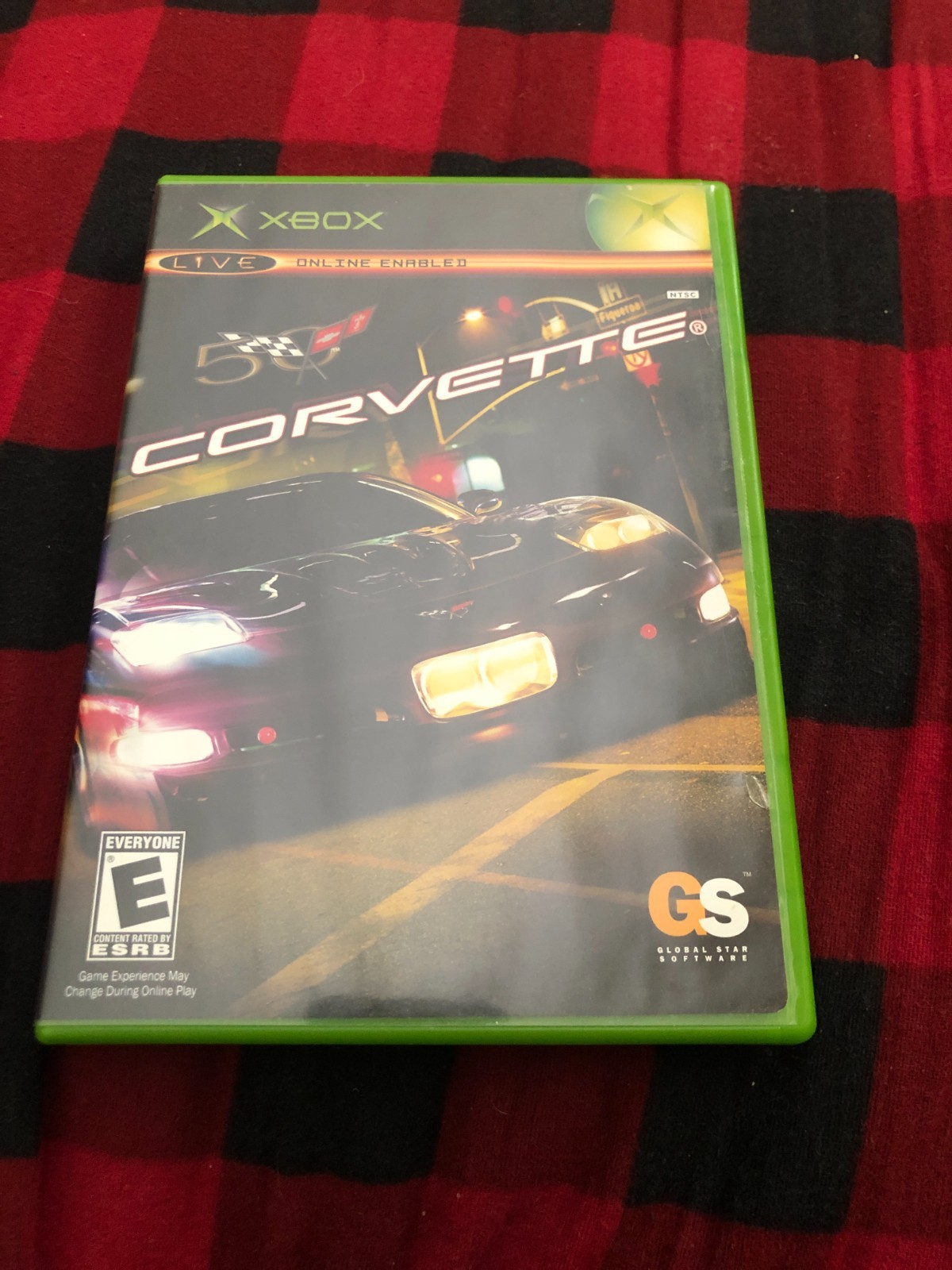 Corvette Microsoft Xbox 2004 Case Manual Disc Tested Works Great Authentic