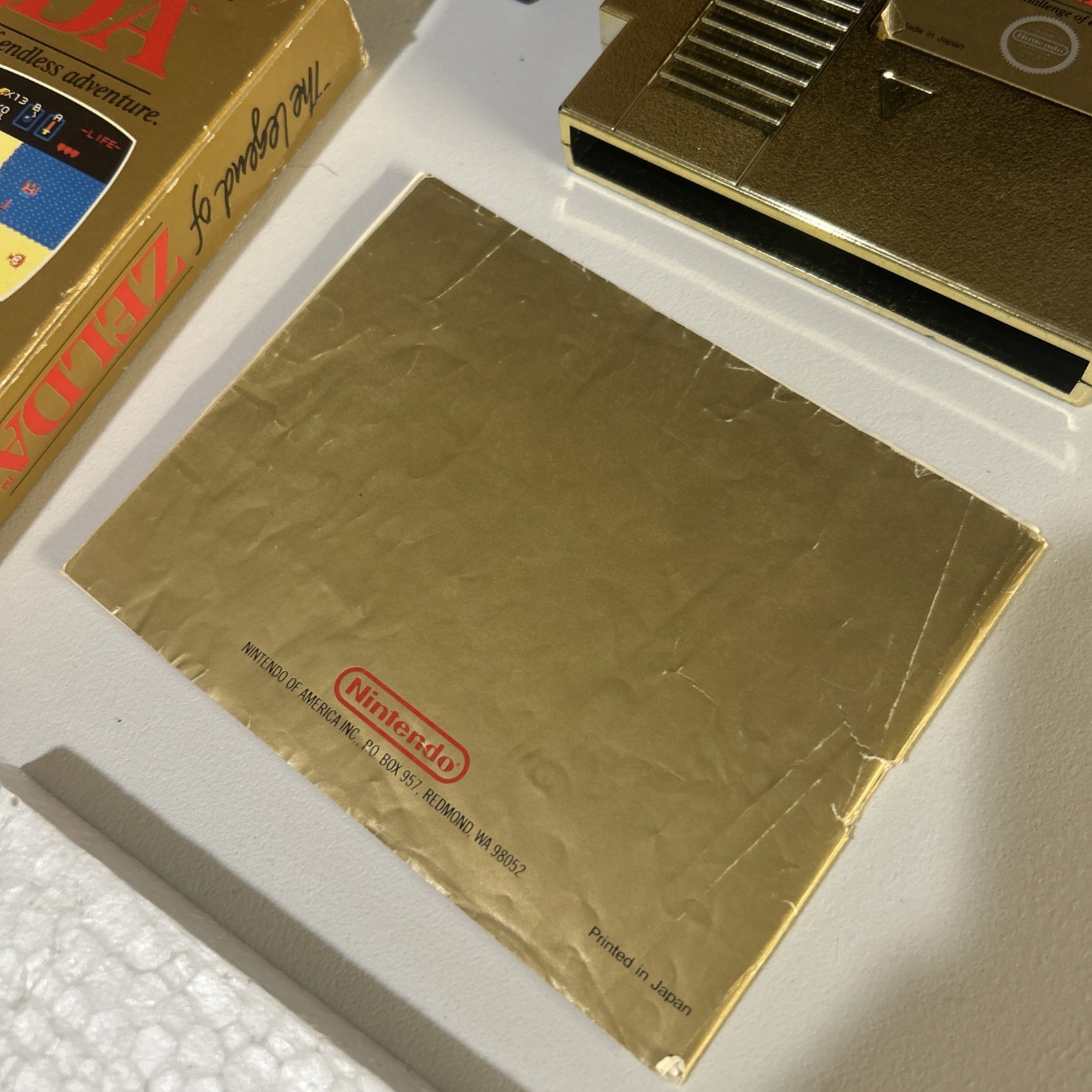 The Legend Of Zelda Nintendo NES CIB (NO MAP) Tested Works