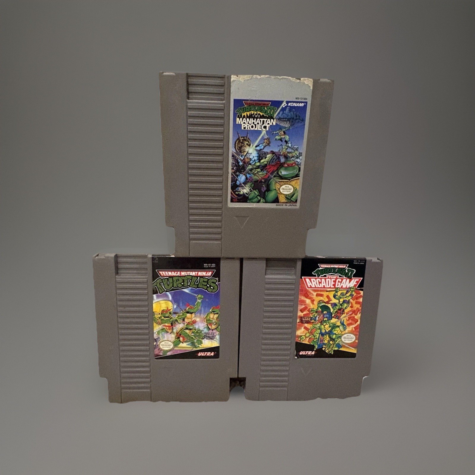 TMNT 1-3 NES Lot Read