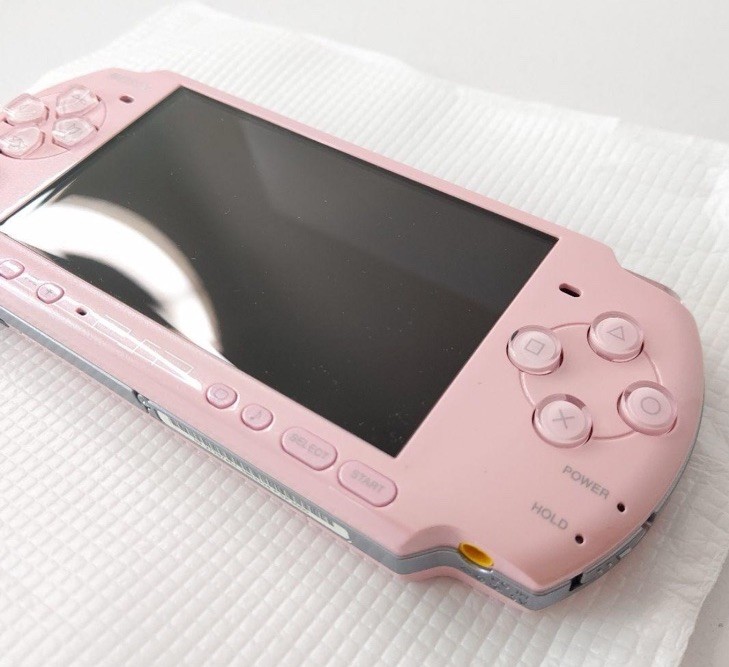 Excellent Sony PSP-3000 PSP 3000 Console Pink Region Free Jill Stuart Edition