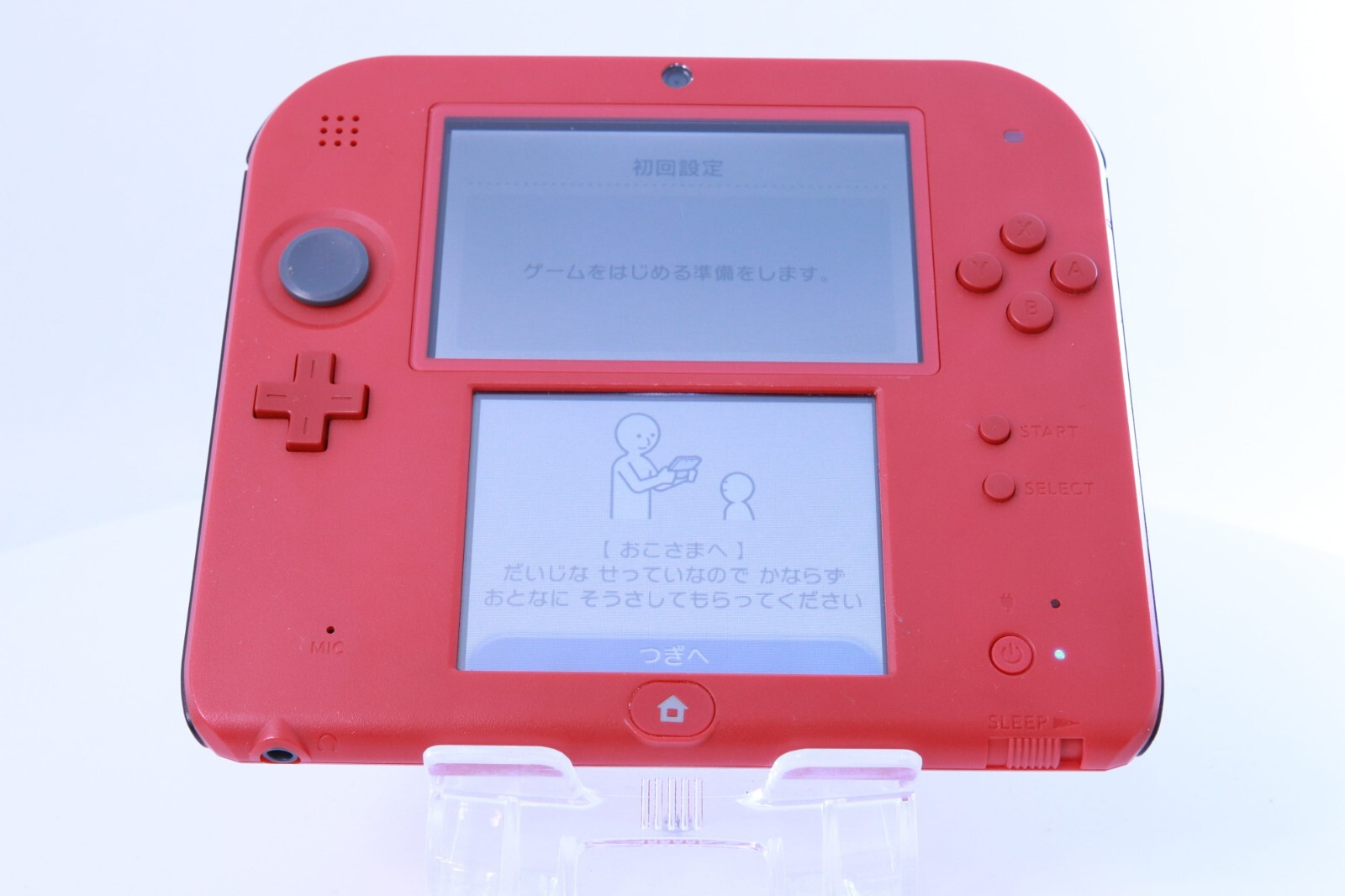 JP Game Nintendo 2DS Red [Rank:S]Region-locked