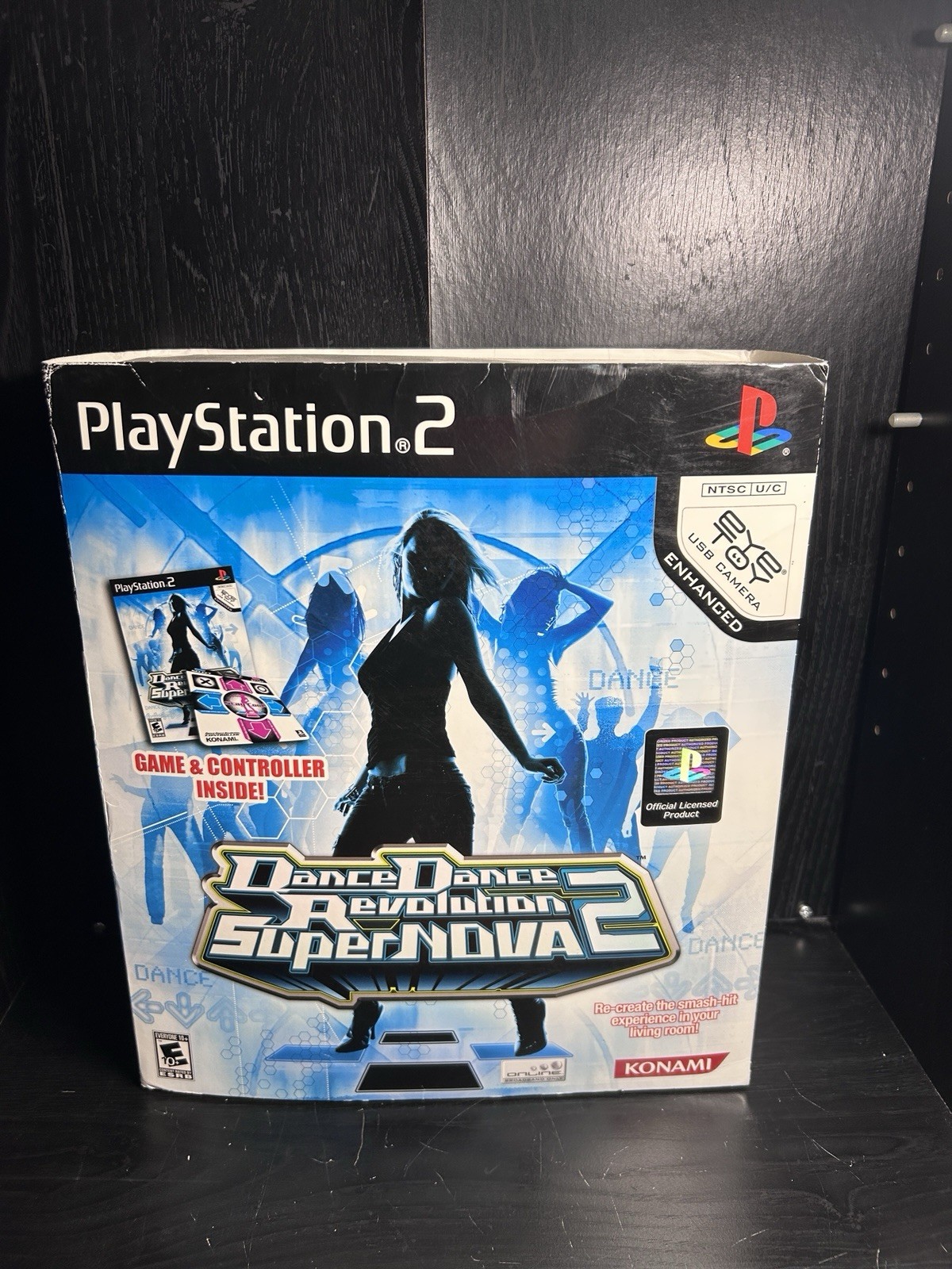 Dance Dance Revolution SuperNova 2 PS2 Bundle CIB Dance Pad Konami DDR