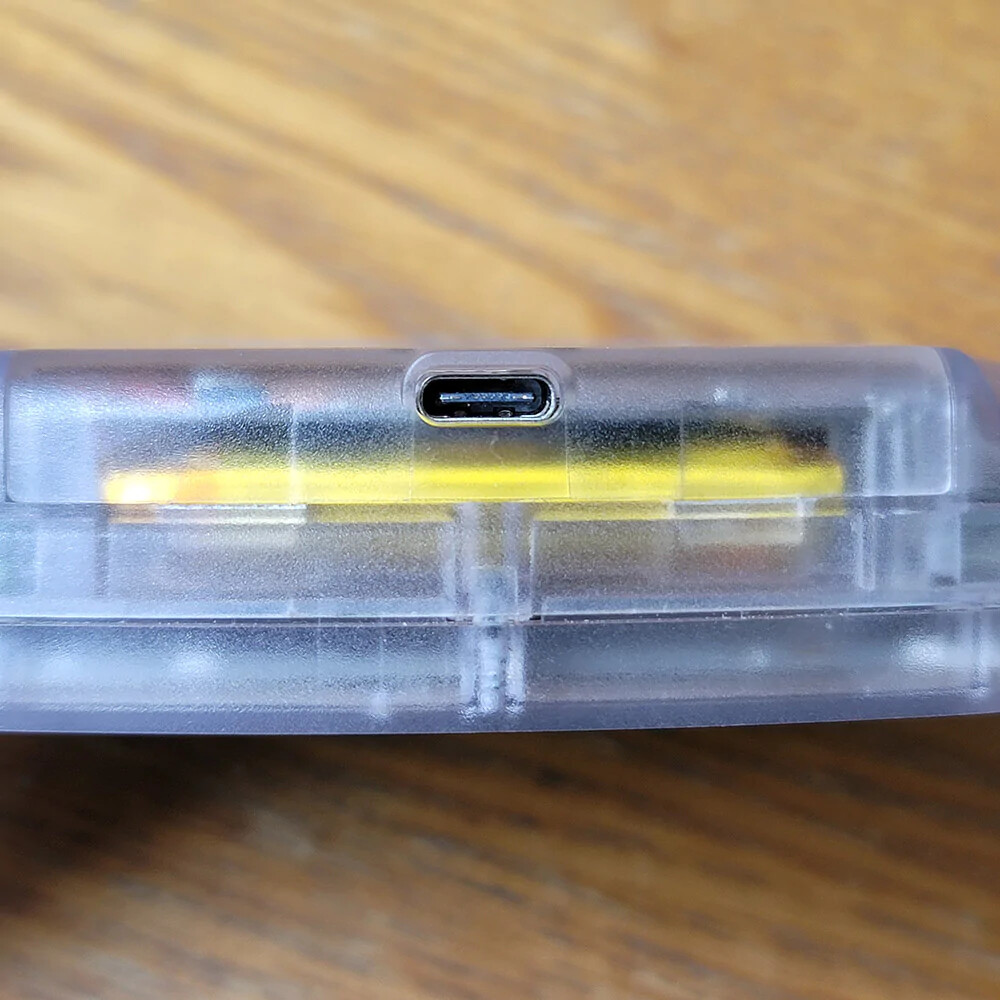 FunnyPlaying Gameboy Advance Rechargeable Battery Mod 1800mAh Li-ion USB-C GBA