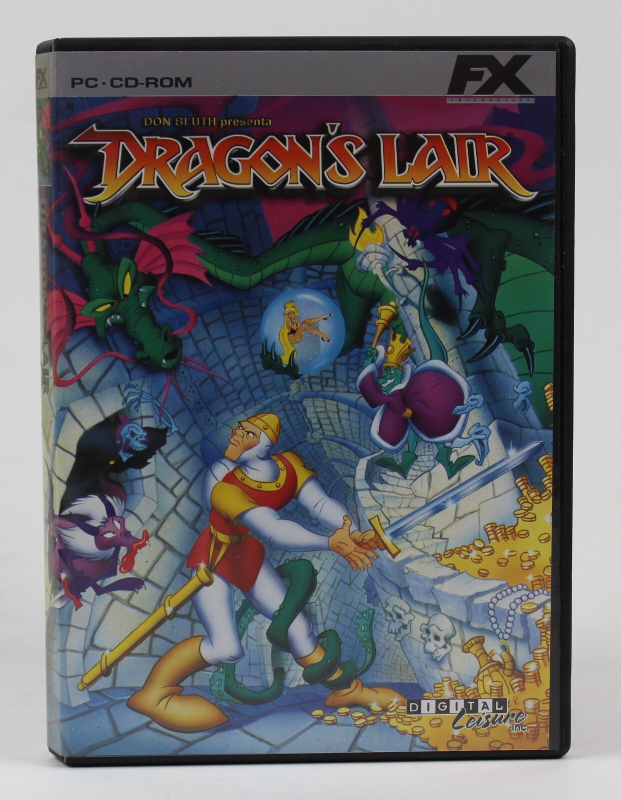 2001 DRAGON’S LAIR Video Game Spain Release Translated & Dubbed Don Bluth – READ