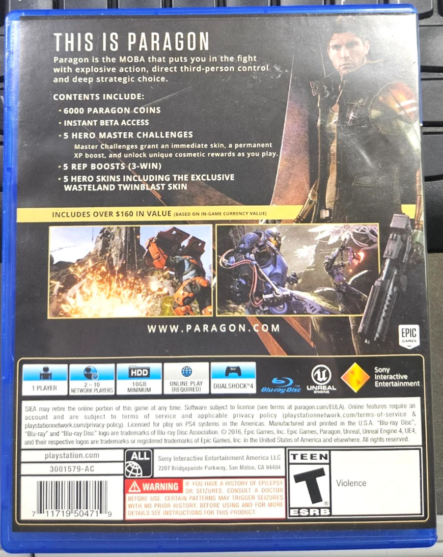 Paragon: Essentials Edition (PS4) PLAYSTATION 4