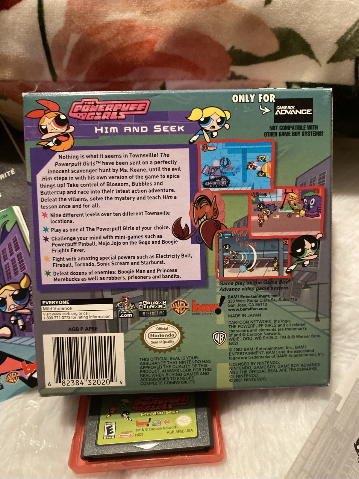 The Powerpuff Girls: Him And Seek (2002) Nintendo Game Boy Advance CIB+ Tested