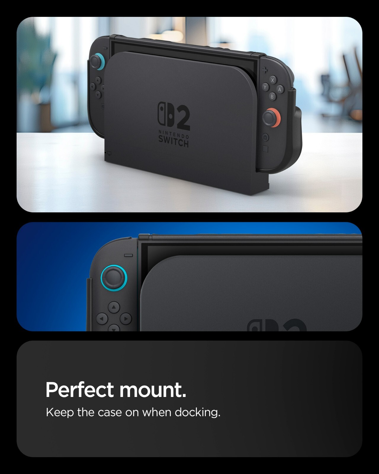 For Nintendo Switch 2 | Spigen Dual Grip Case with Enhanced Grip