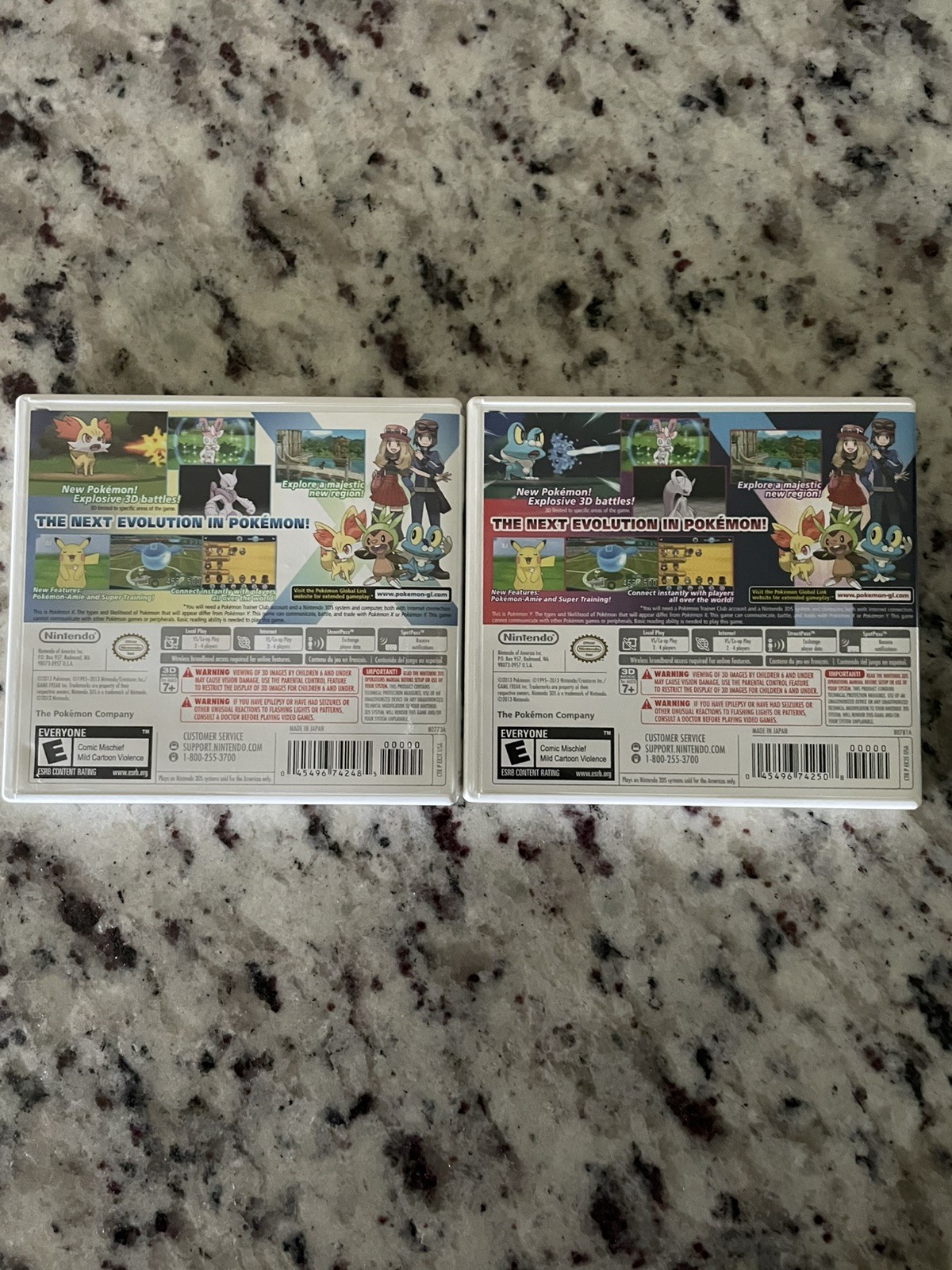 Pokémon X and Y Versions Nintendo 3DS CIB Bundle/Lot Tested Working Authentic!