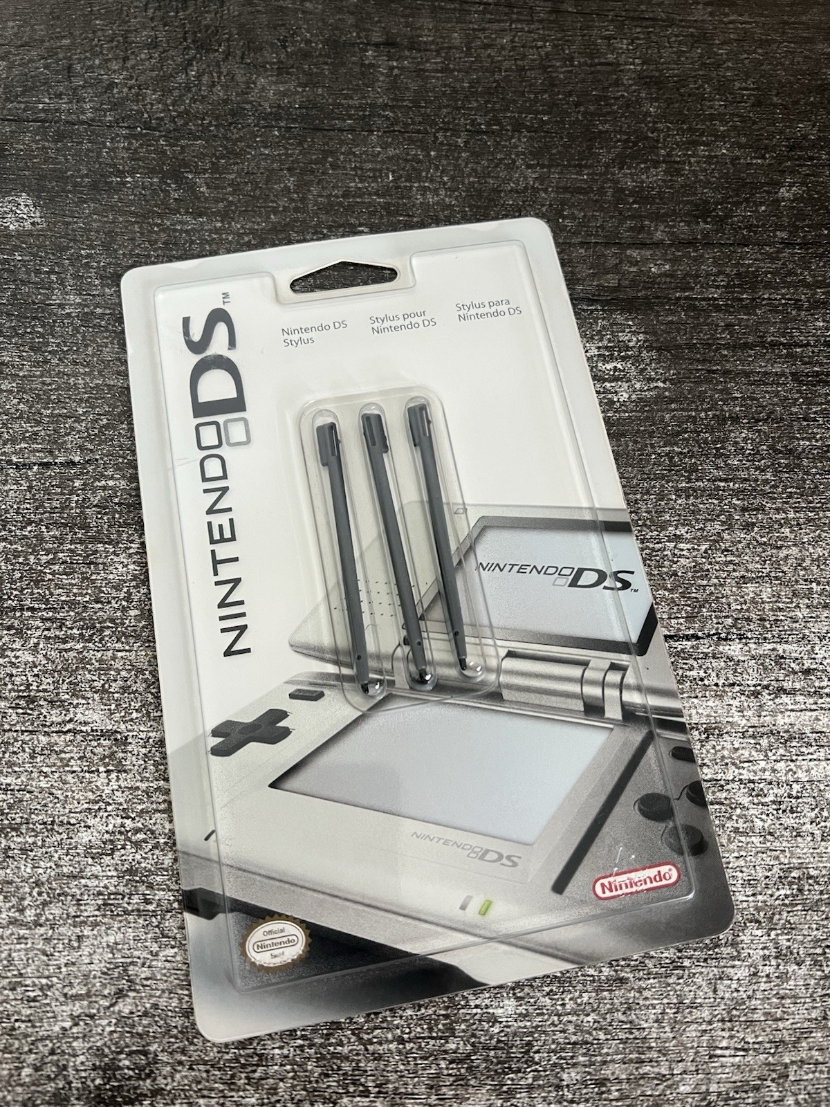 Original Nintendo DS Stylus Pen 3 Pack OEM Brand New Sealed New Old Stock NOS