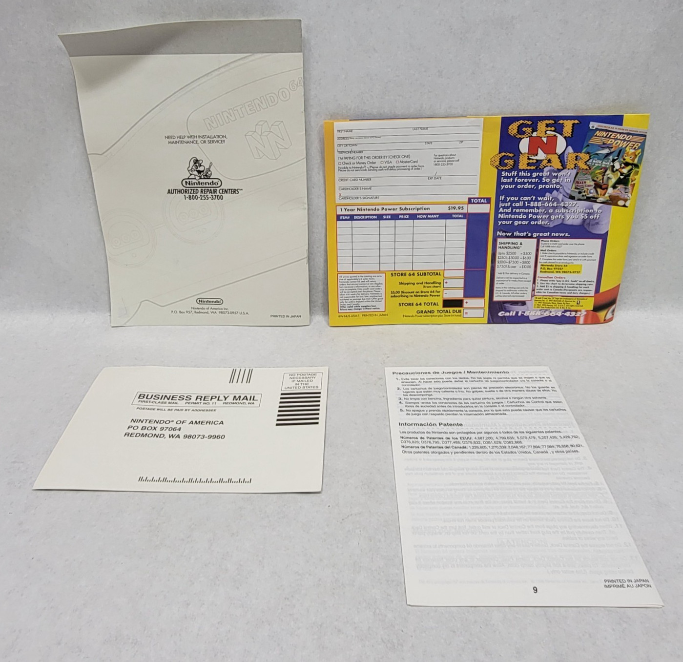 Nintendo 64 w/ Atomic Purple Extra Controller Complete in Box w/ Manuals & Foam