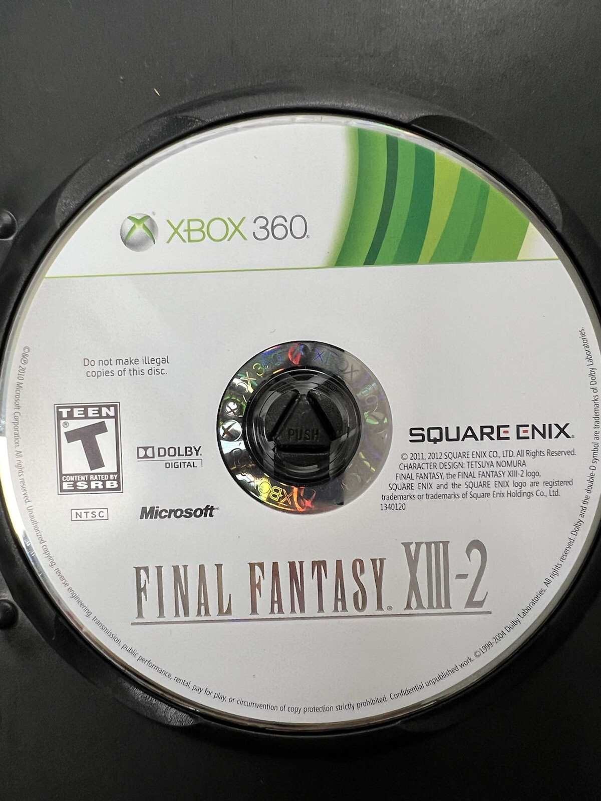 Final Fantasy XIII-2 13-2 Xbox 360 Game Loose Disc Tested Working