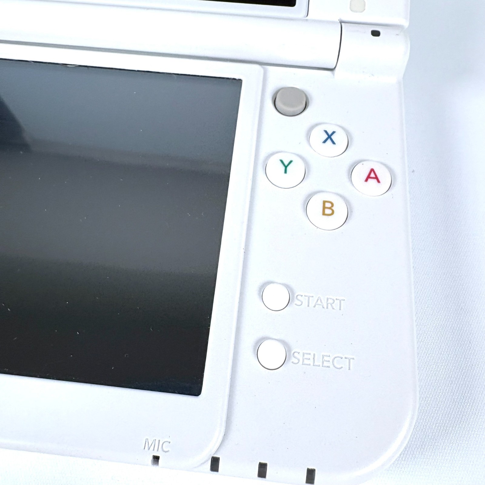 [Bottom IPS] new Nintendo 3DS XL LL Pearl White NTSC-J Japan [Excellent]
