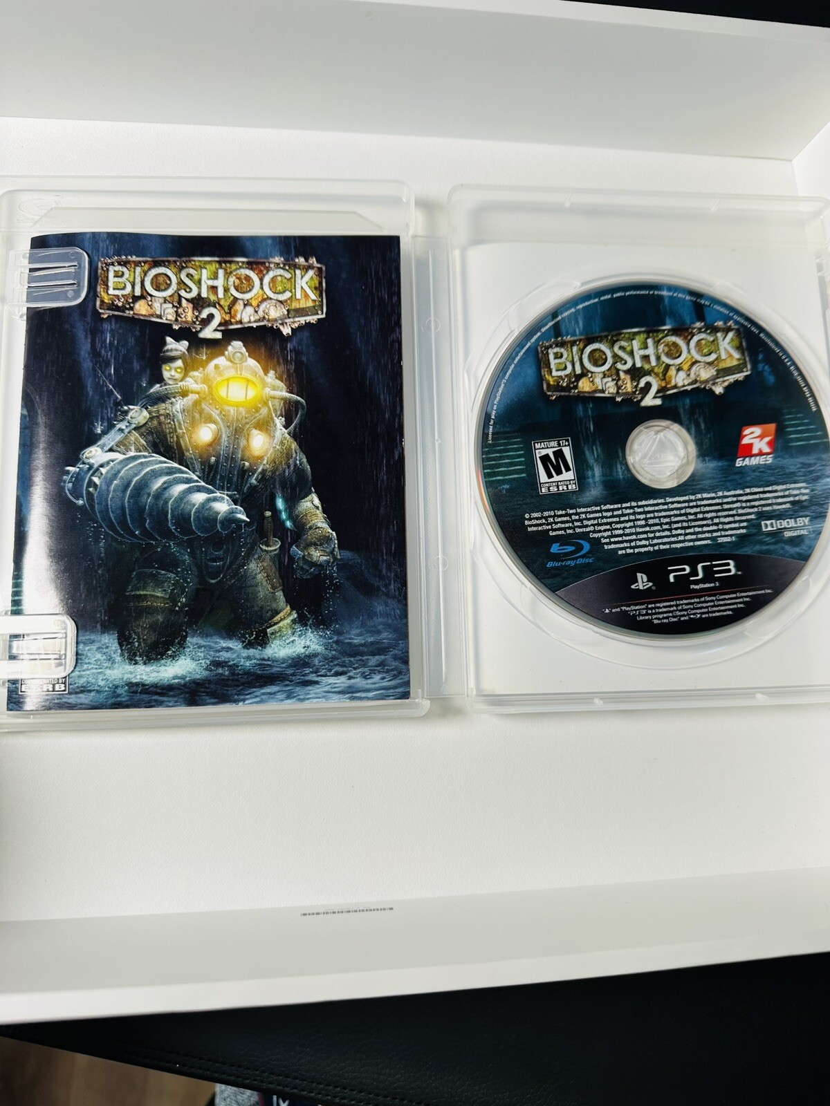 BioShock 2 (PlayStation 3, 2010) Complete With Manual Fast Free Shipping