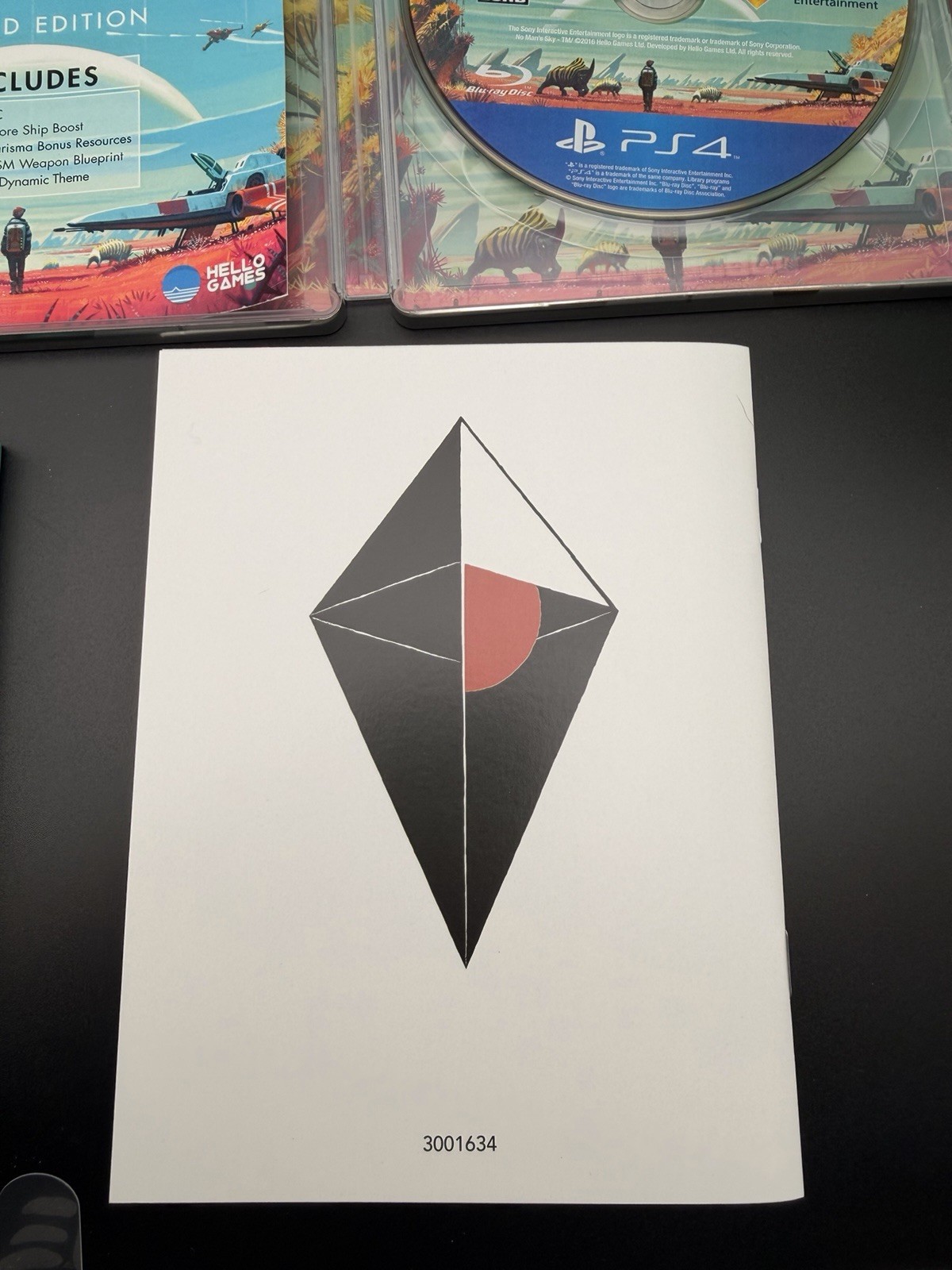 No Man’s Sky Limited Edition Sony Playstation 4 Game Collector Box Set PS4 Art