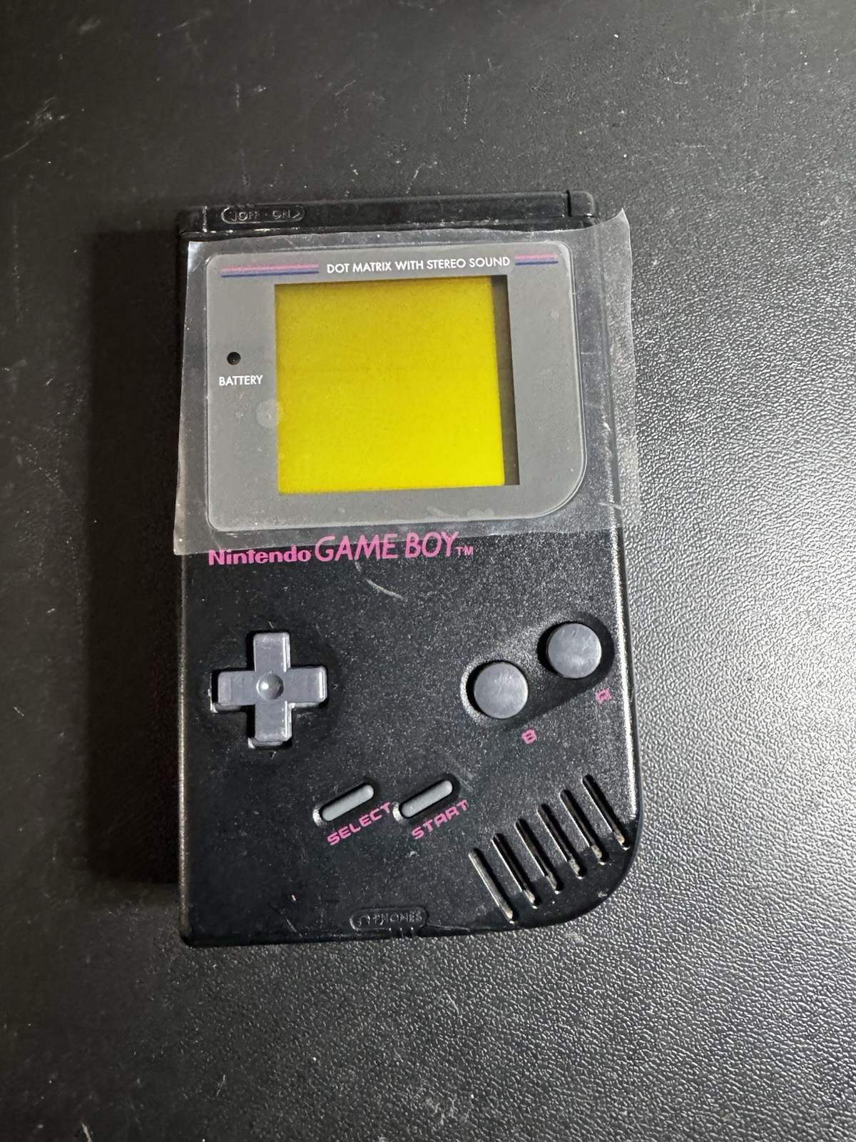 Original Nintendo Game Boy Black Play It Loud Maui Mallard Cold Shadow Tested