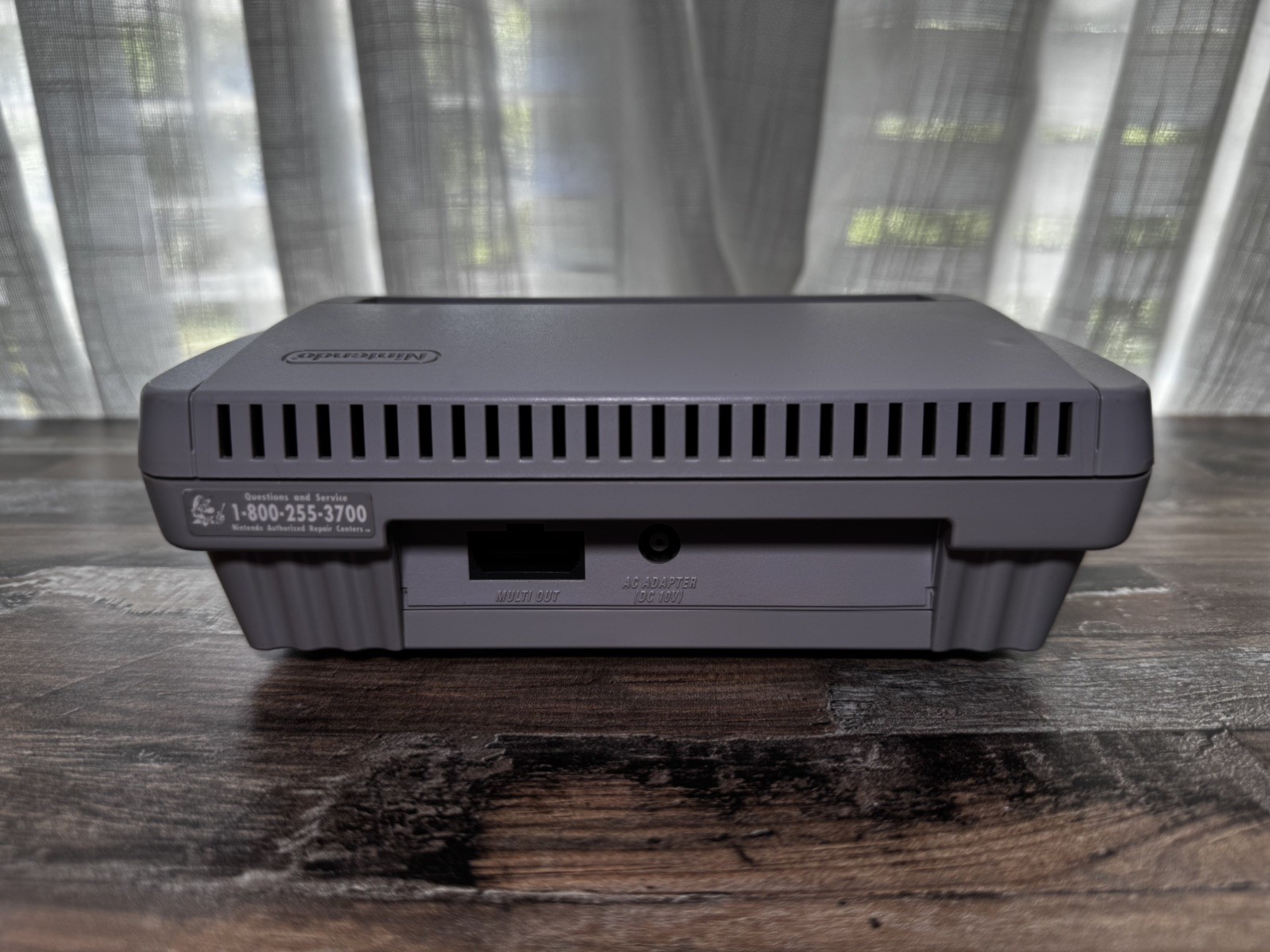 SNES Jr 1CHIP Console Only-RGB/Multi-Color Power Light/Recap-VR/Ghosting Fix+++
