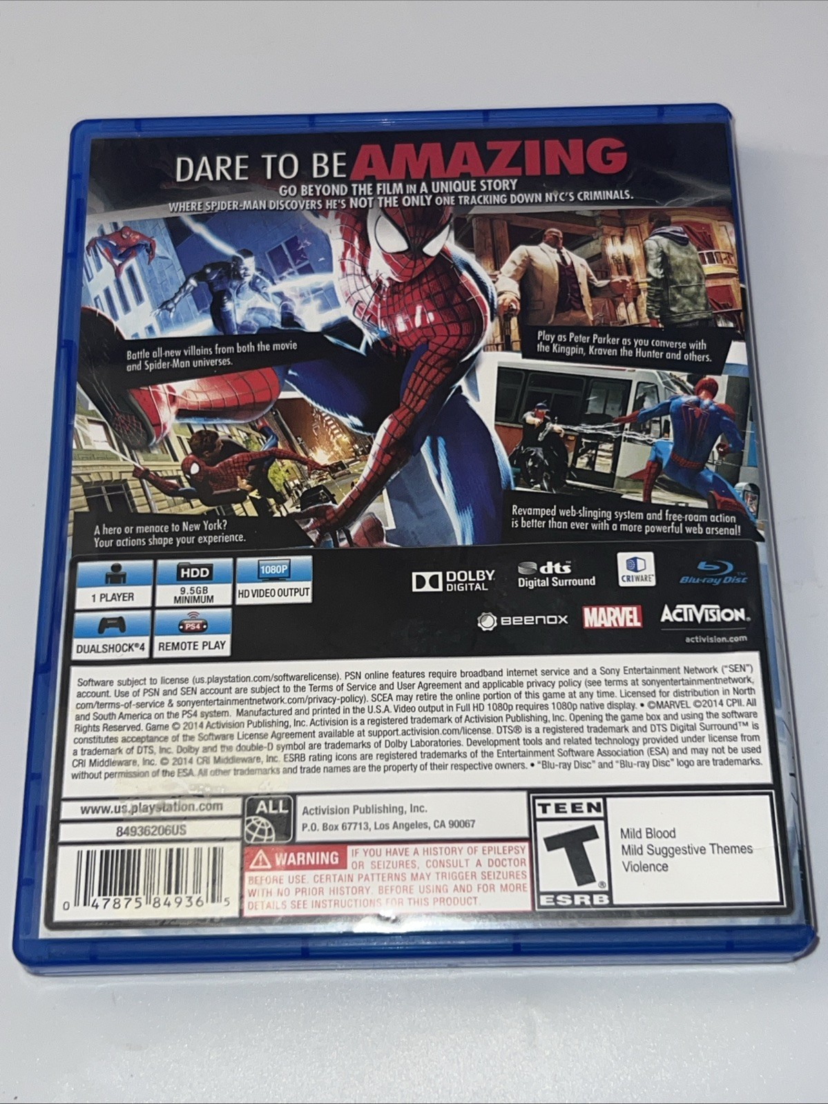 The Amazing Spider-Man 2 – PS4 Very Good Tested!