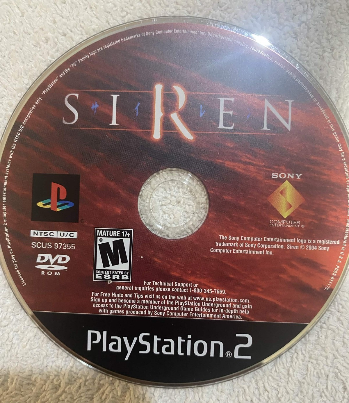 Siren 2004 Sony PlayStation 2 PS2