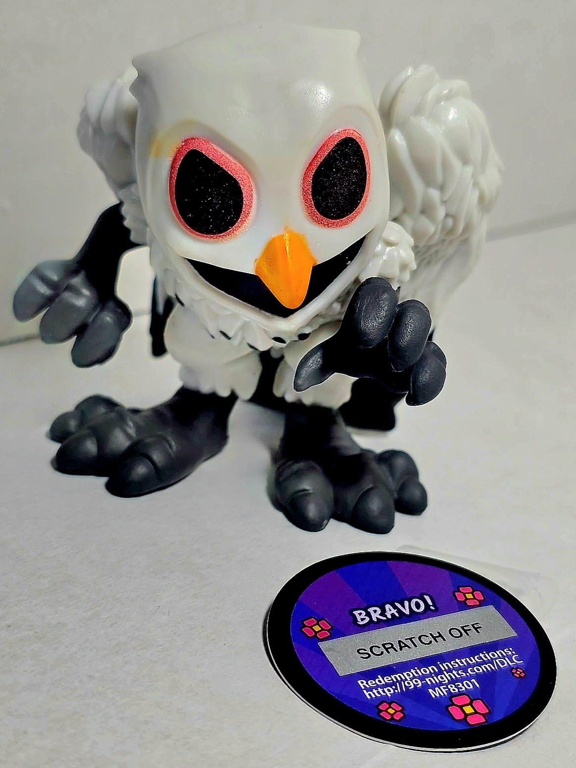Roblox 99 Nights In The Forest RARE OWL Blind Bag Mini Figure W/ Code Le Hibou