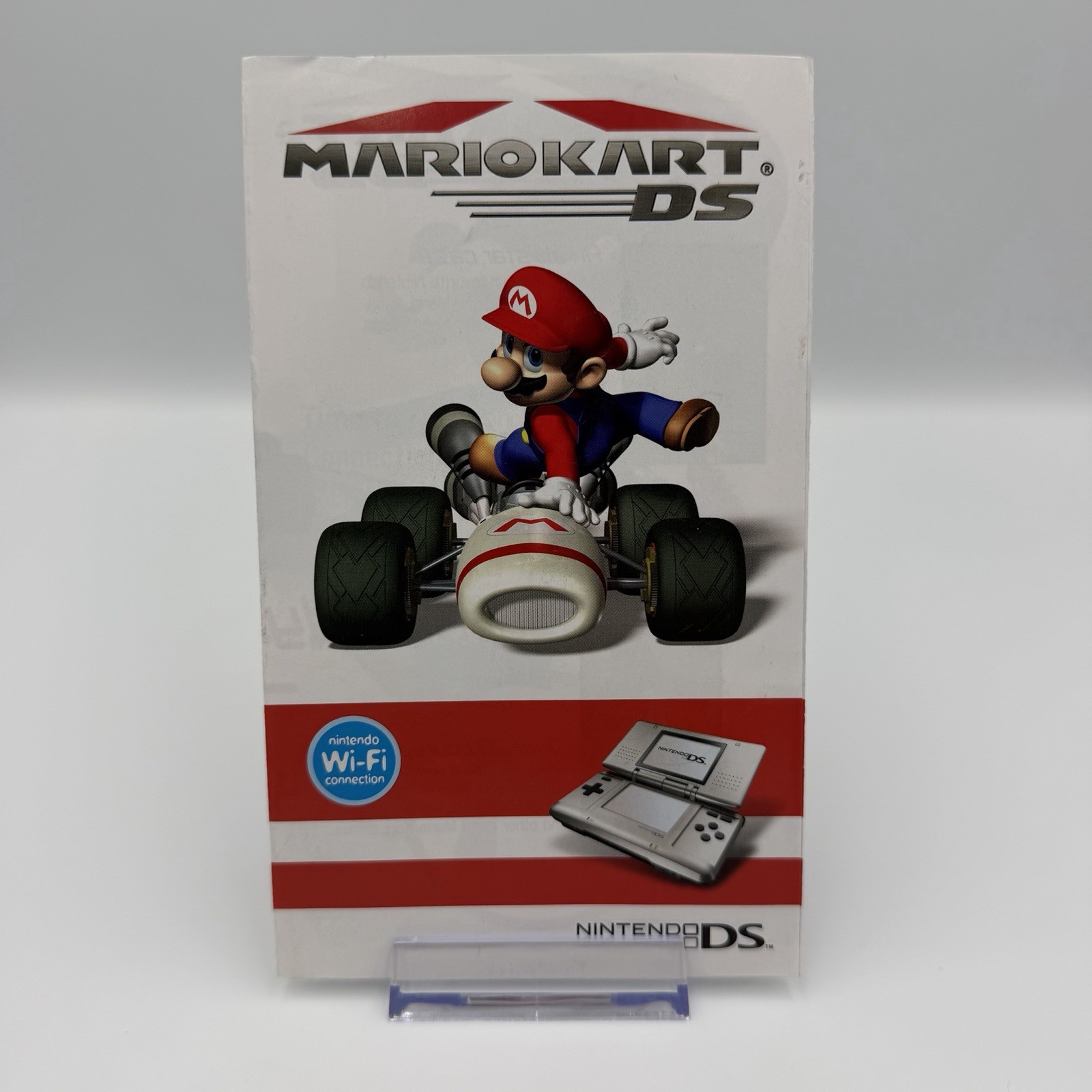 MARIO KART DS System Game 2005 Fold-Out Wi-Fi Connection Promo Insert