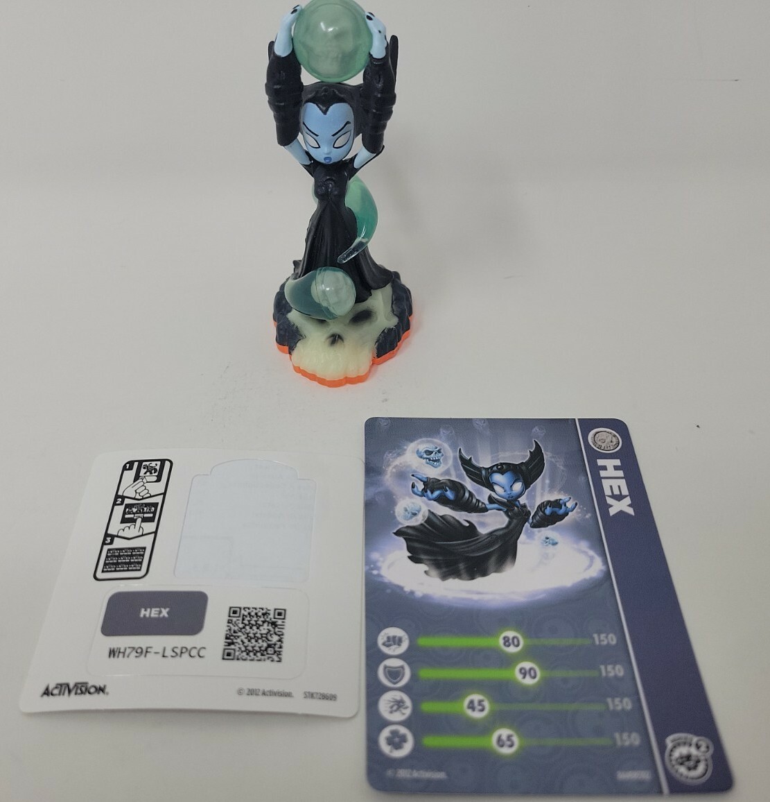 Skylanders Giants Hex 2012 Series 2 Activision W2132A With Card and Code