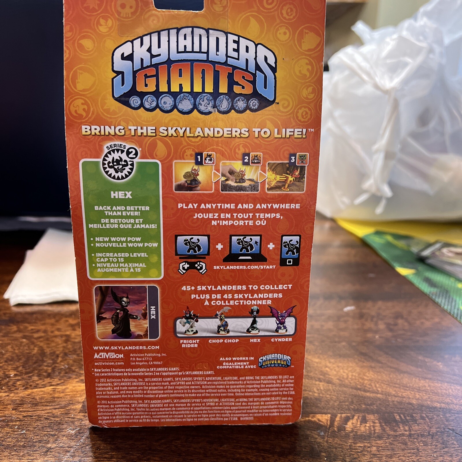 Skylanders Giants: Single Character Pack Core Series 2 Hex Sealed