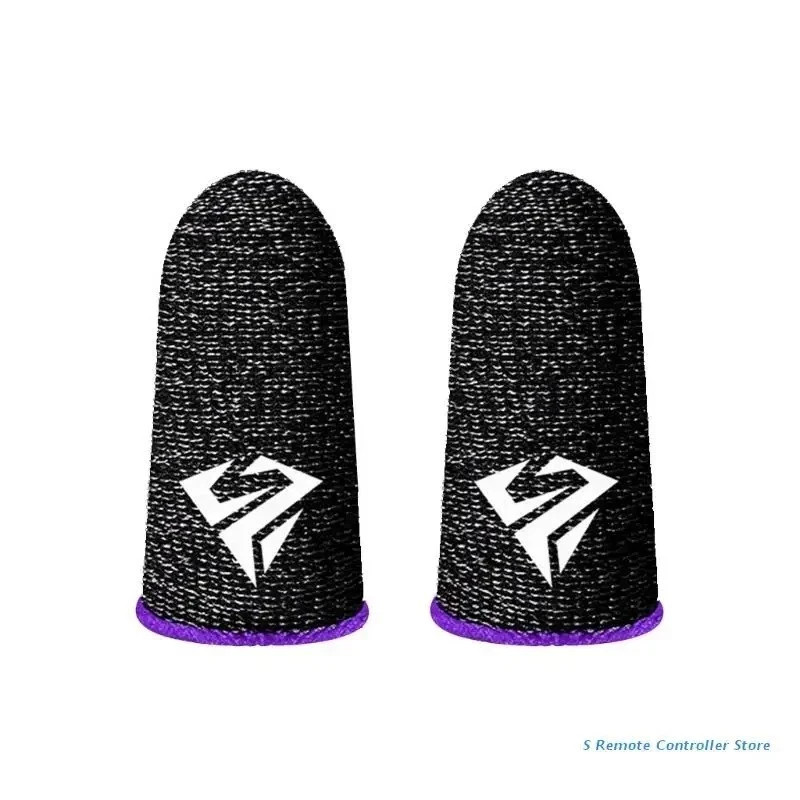 2Pcs Gaming Finger Sleeves Anti-Sweat Thumb Cover for Mobile Games High quality.