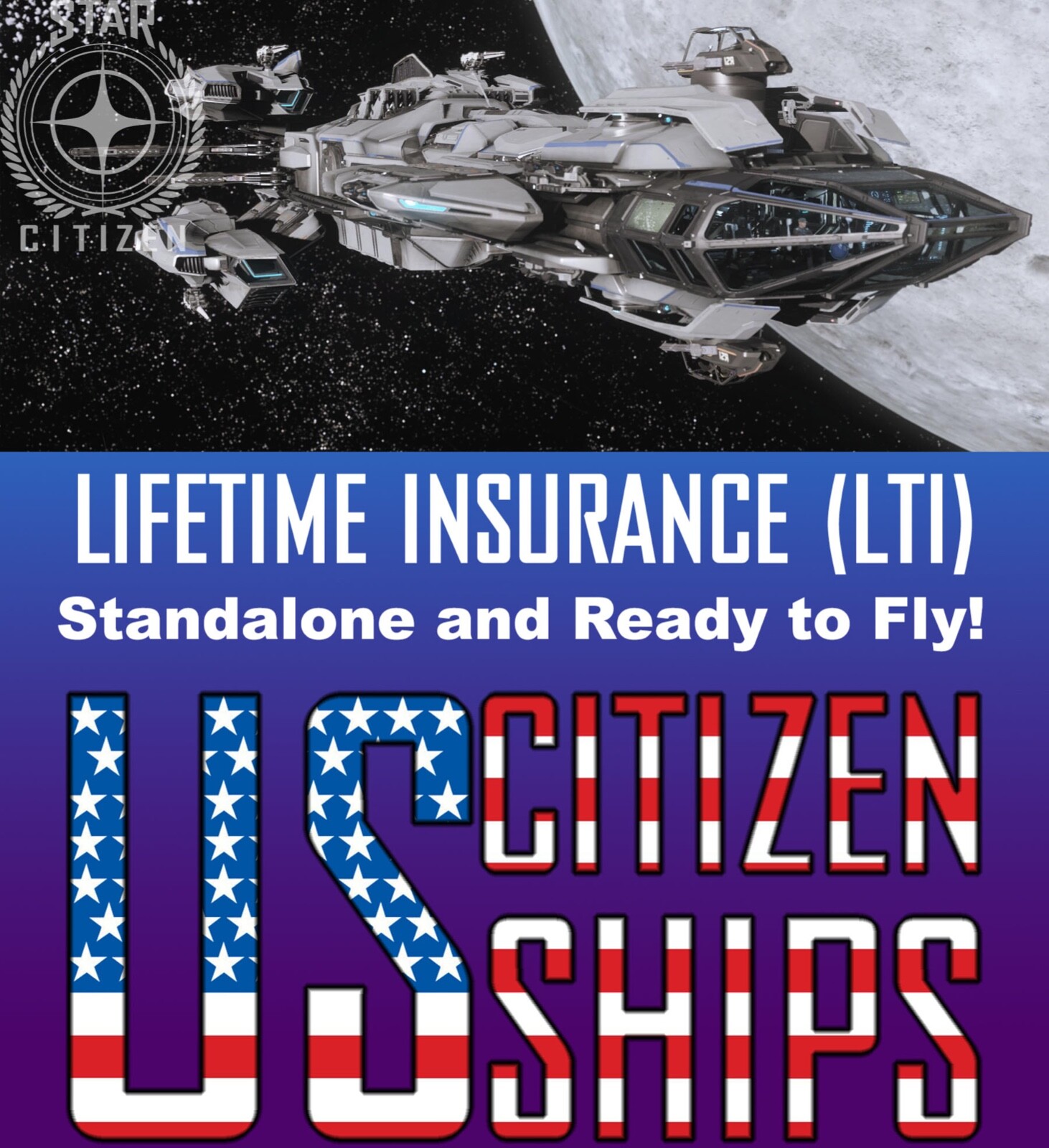 Star Citizen – RSI CONSTELLATION ANDROMEDA- LTI (Lifetime Insurance)