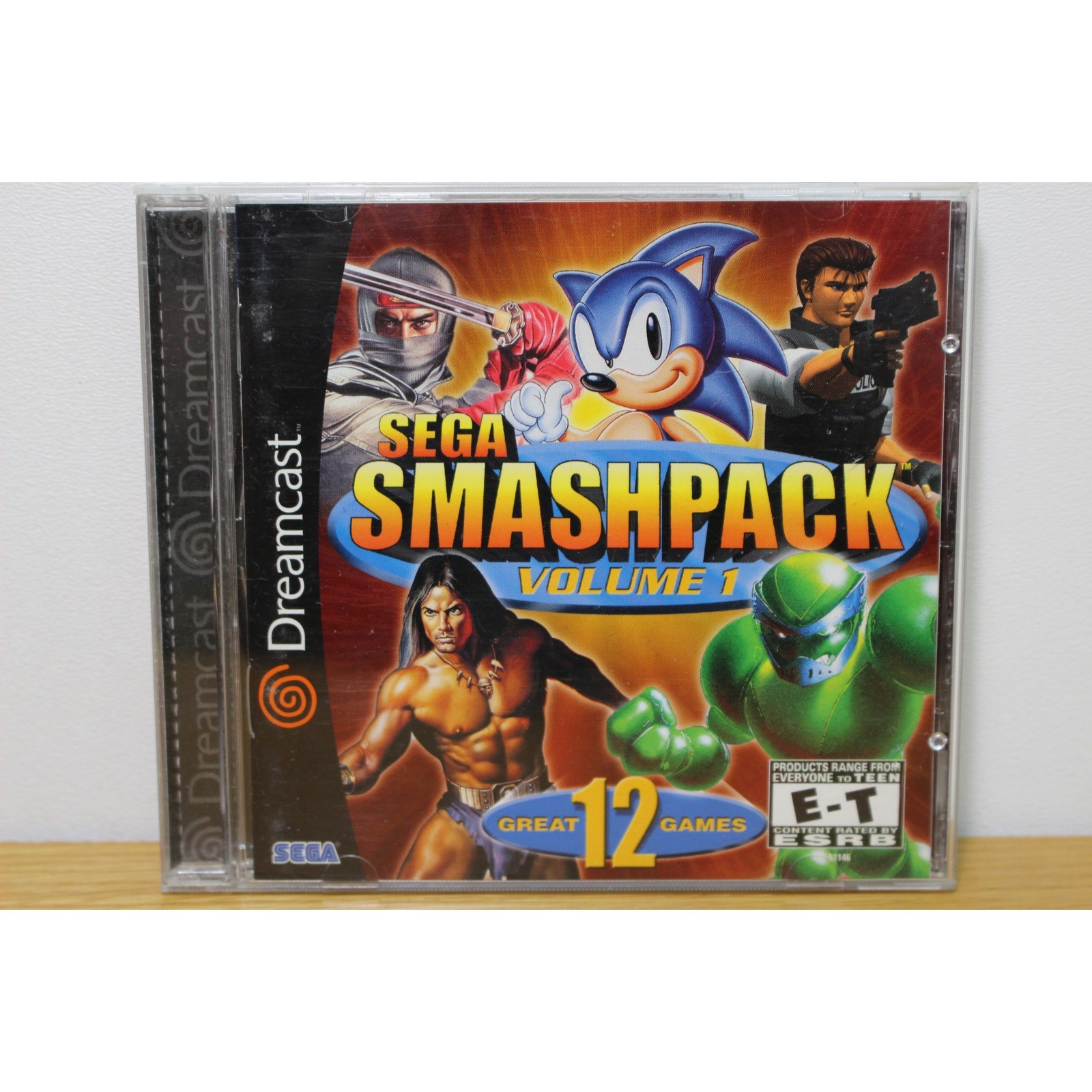 Sega Smash Pack Volume 1 Dreamcast CIB Complete Not for Resale Tested NTSC