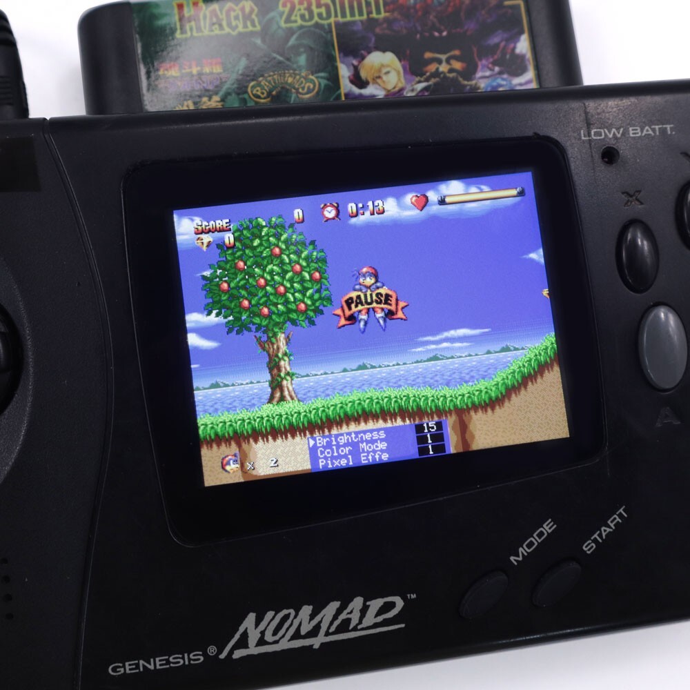 For Sega NOMAD of 3.5 Inches HD IPS High Light LCD Screen Modify Kits 640×480