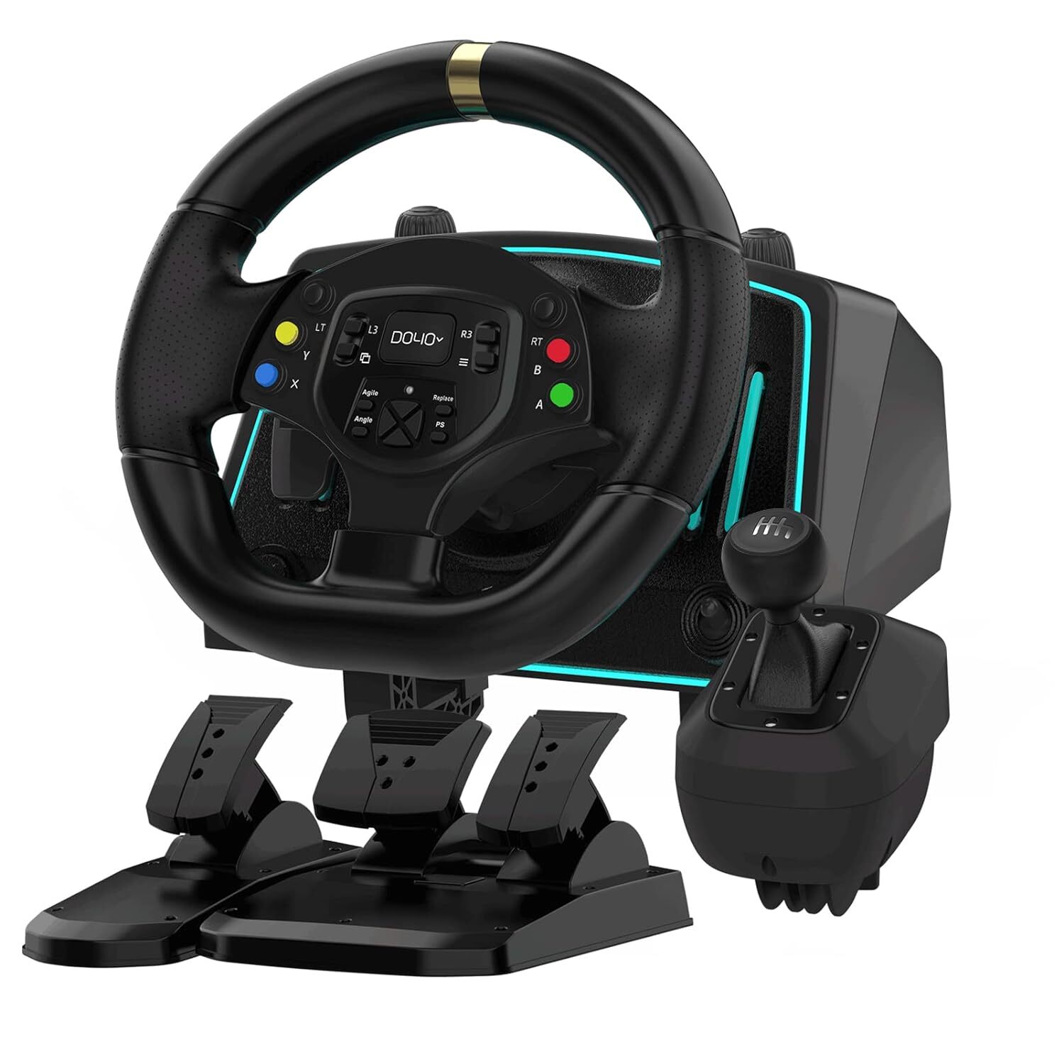 Gaming Steering Wheels Pedals Clutch Paddle Gear Shifters for Switch PS PC