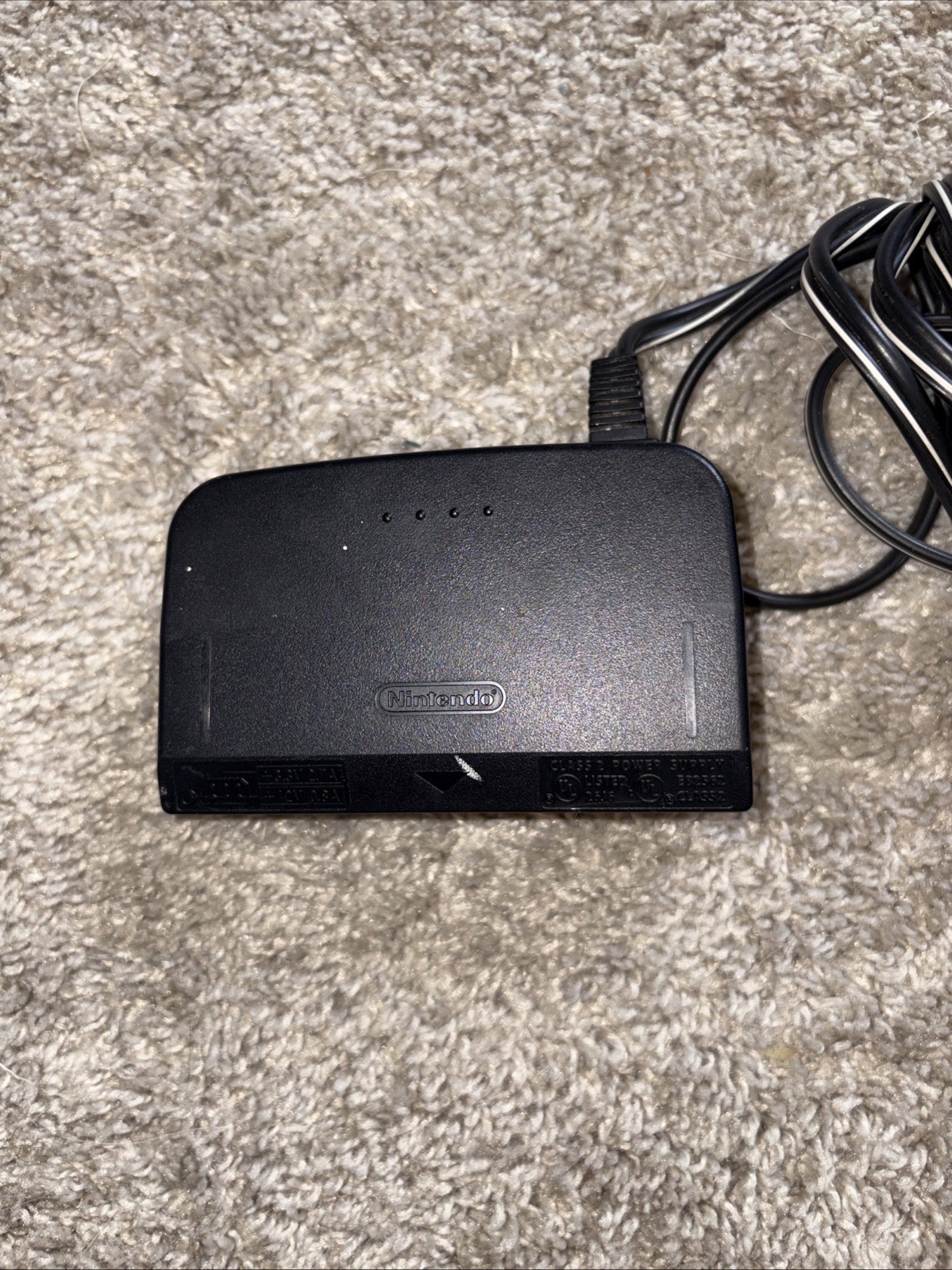 Nintendo 64 Home Console Tested / OEM power Cord And WWF Attitude