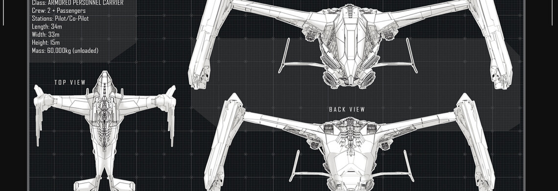 Star Citizen Esperia Prowler LTI Lifetime Insurance (Original Concept)